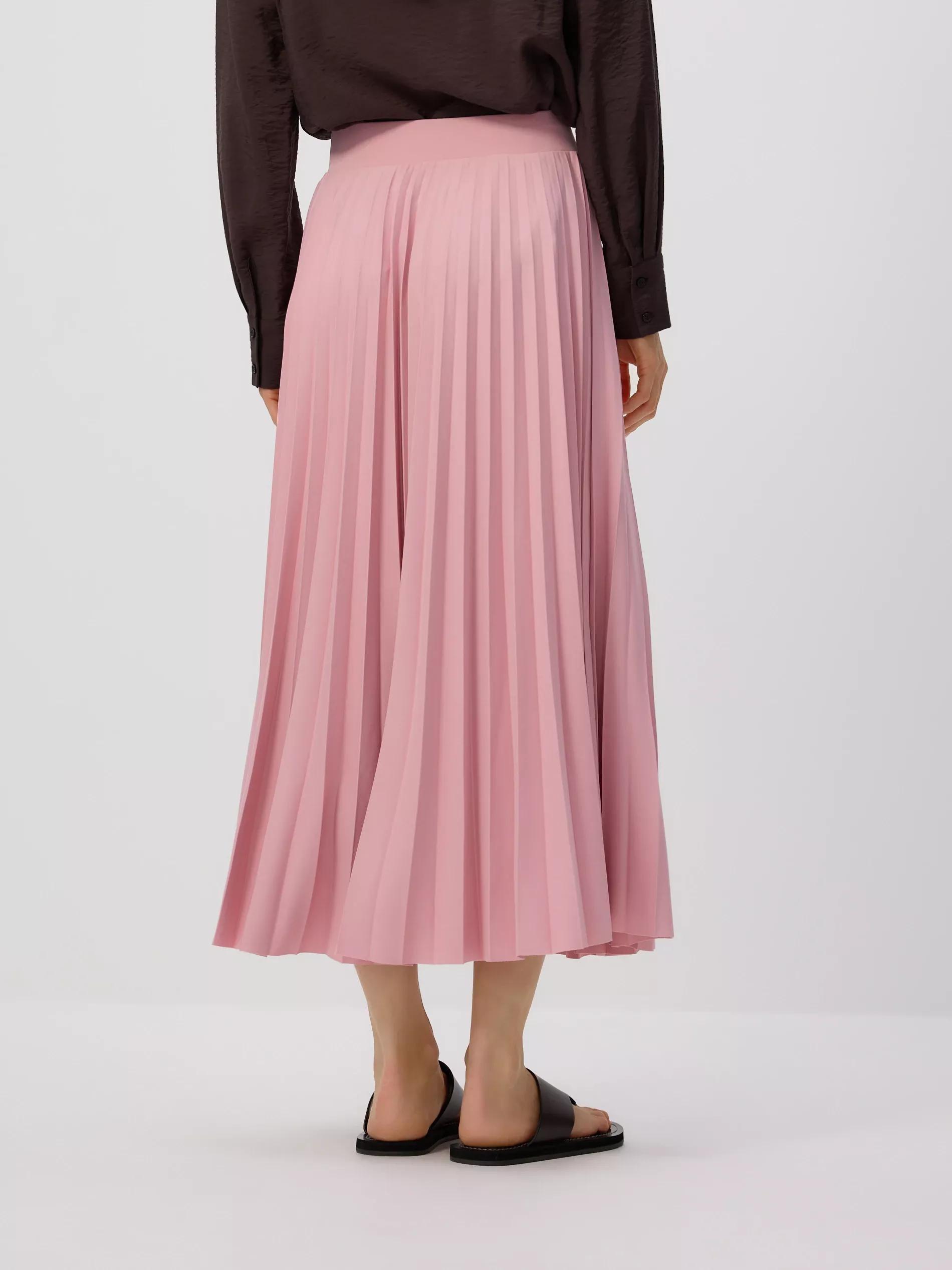 Pink Pleated Midi Skirt, , large image number 2