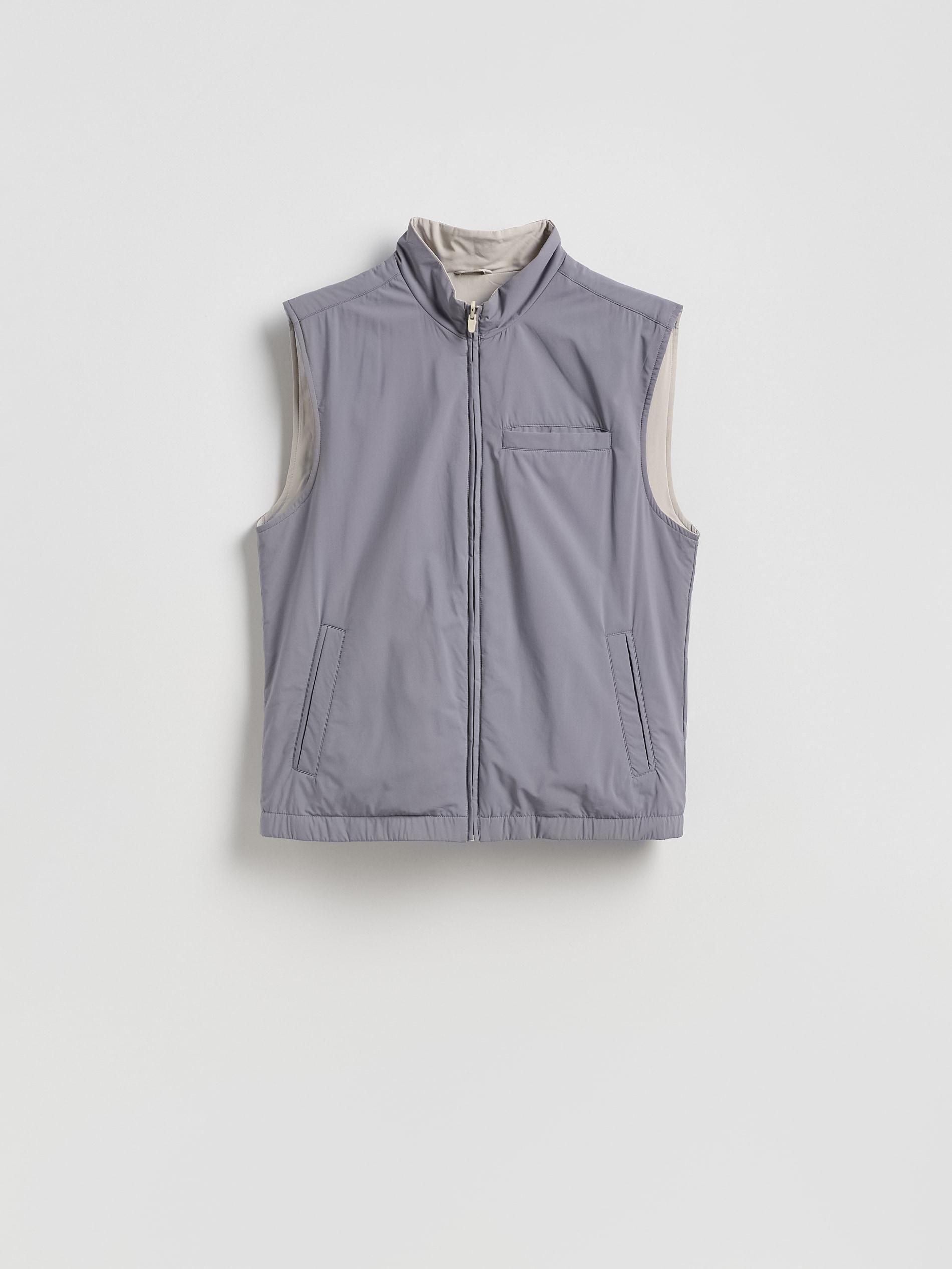 Navy Reversible Vest, Blue, large image number 0