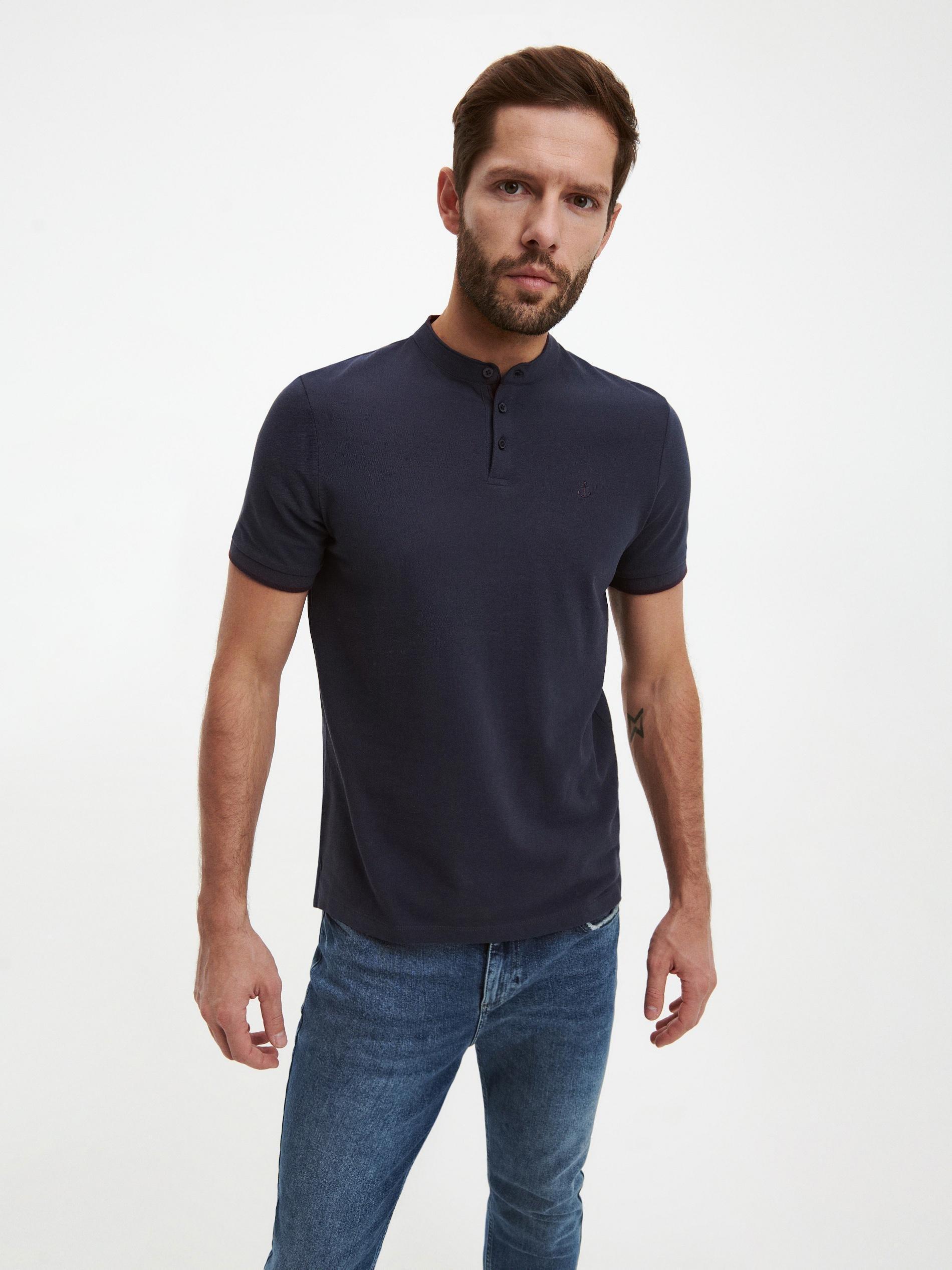Navy Regular Fit Polo Shirt, , large image number 1