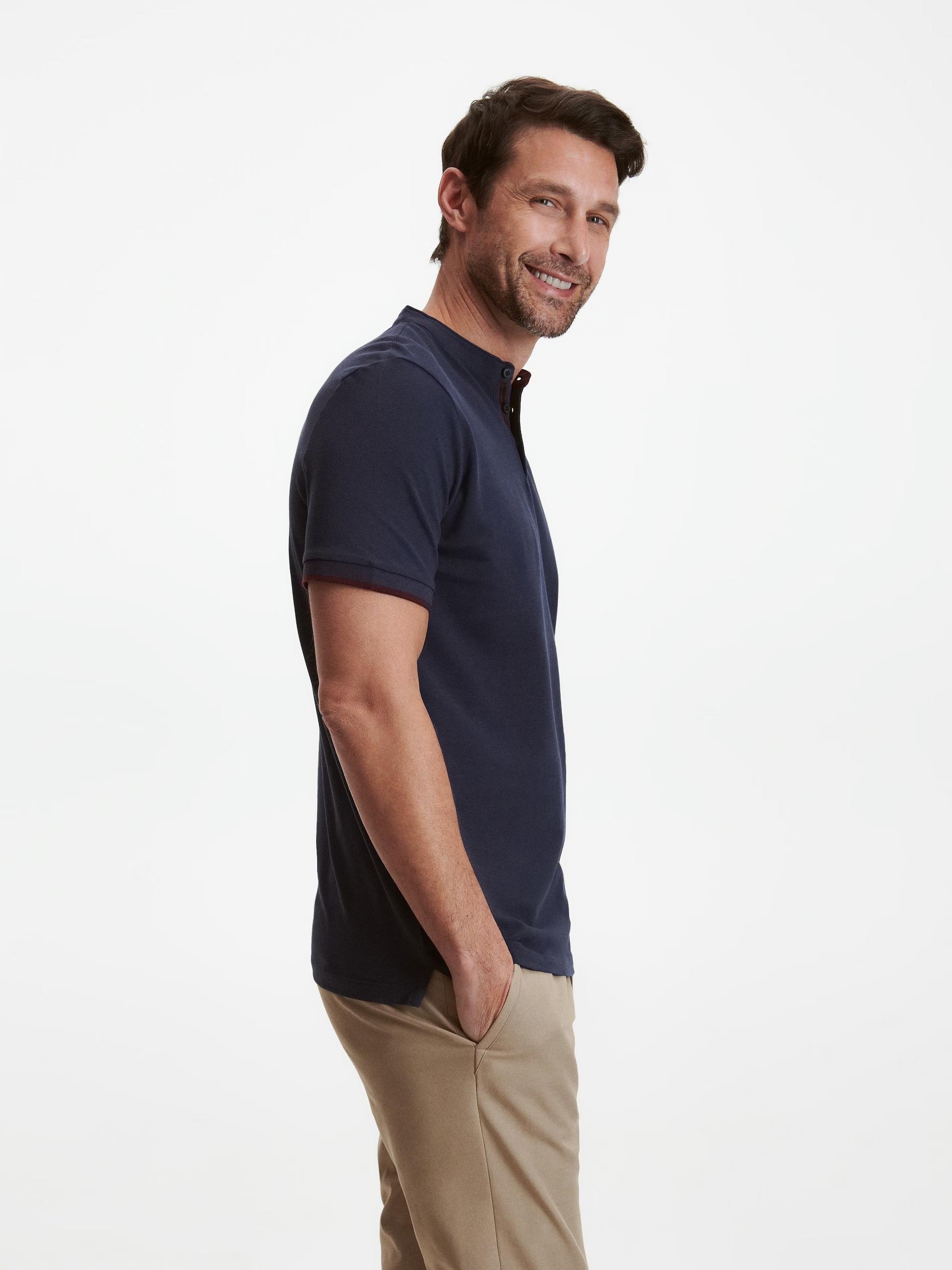 Navy Regular Fit Polo Shirt, , large image number 2