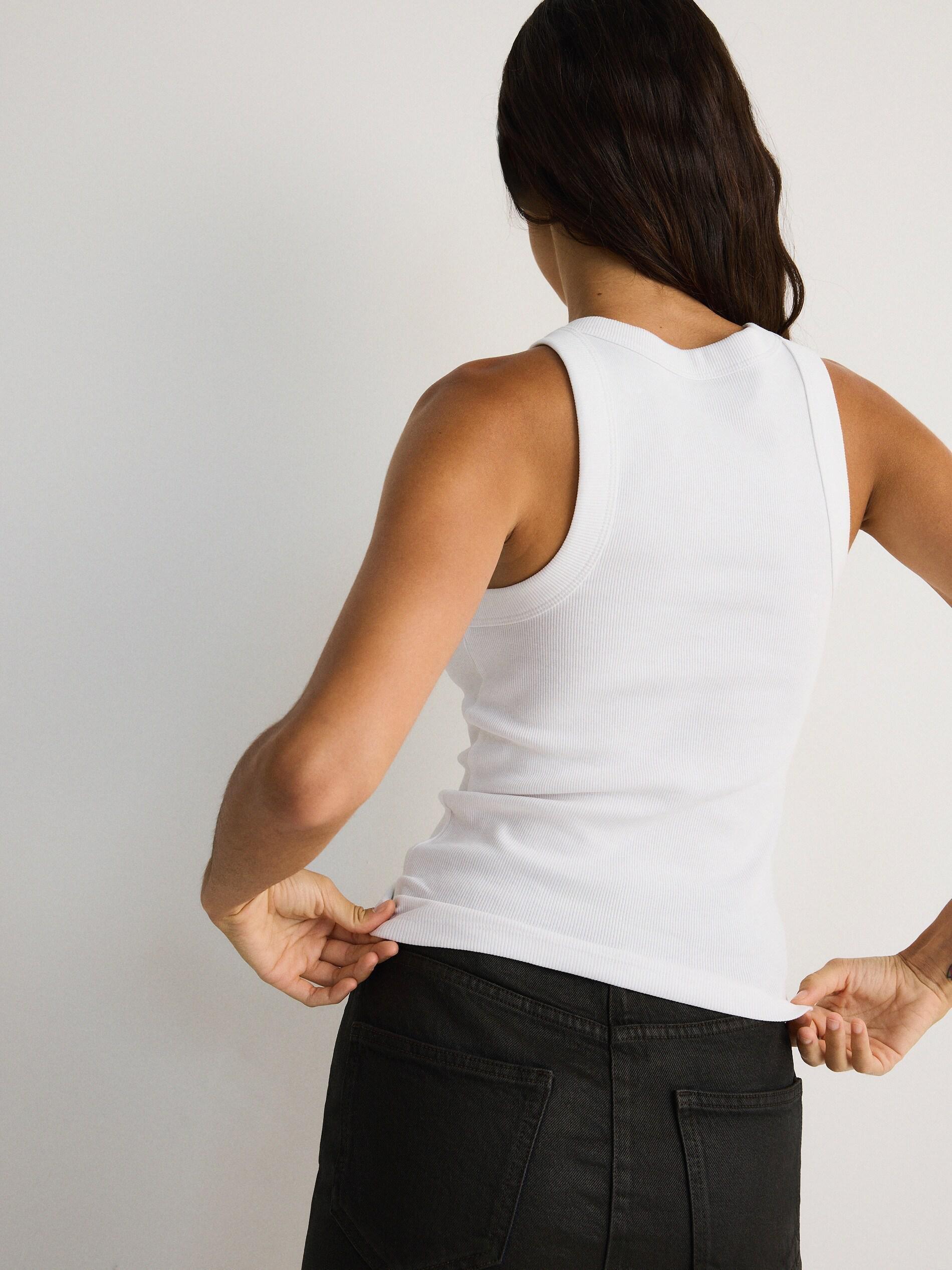 White Cotton Top, , large image number 7
