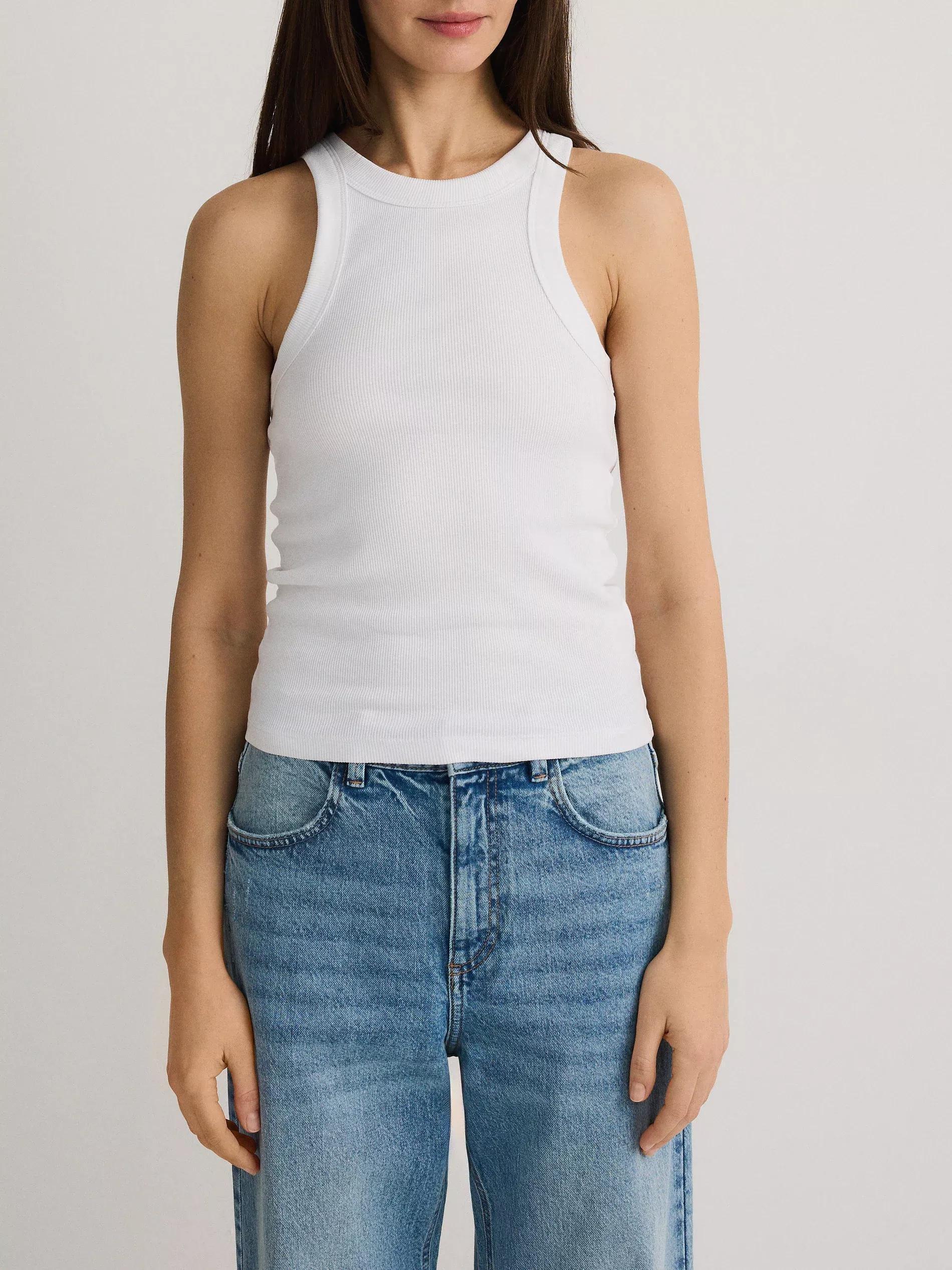 White Cotton Top, , large image number 8