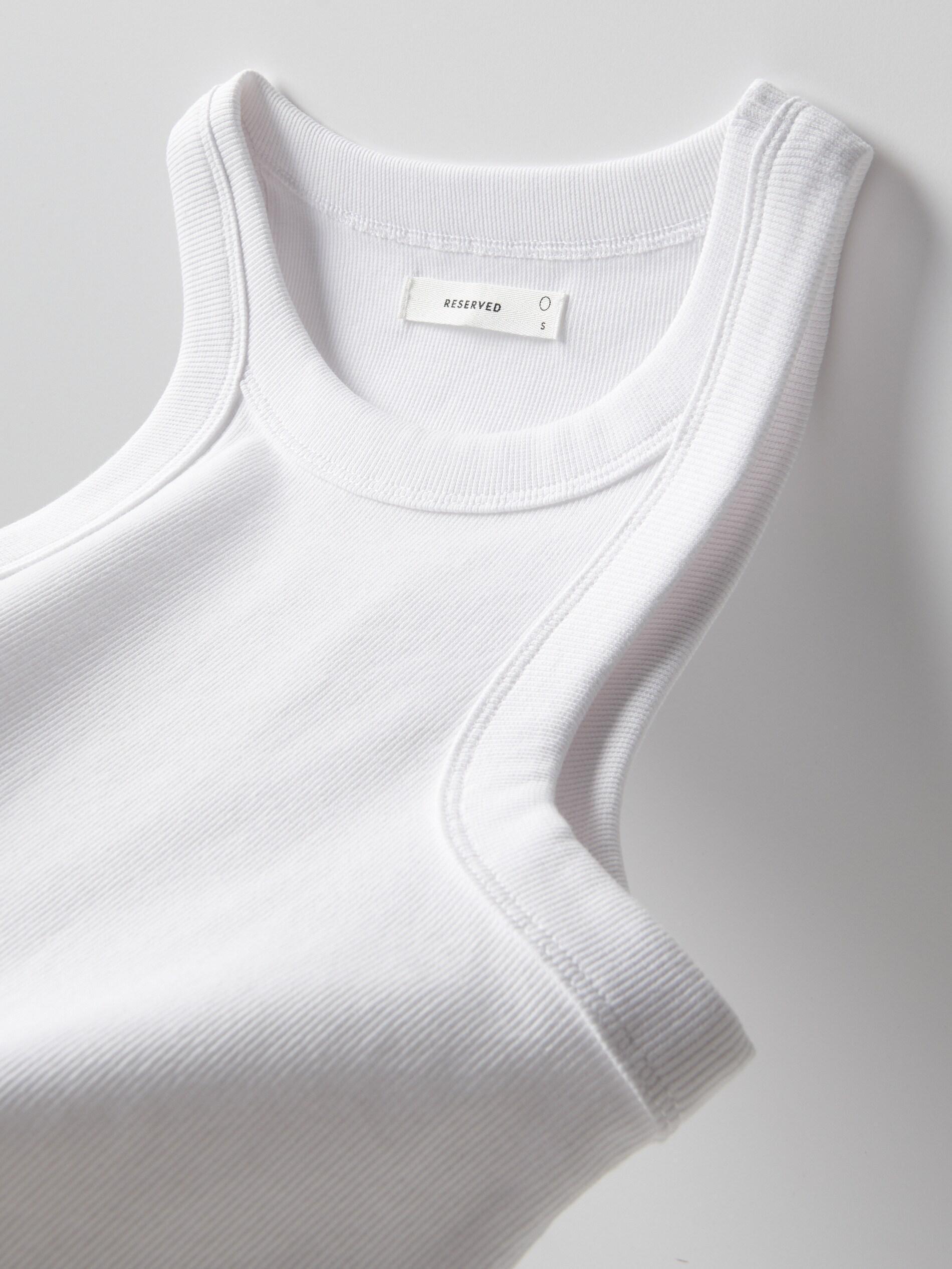 White Cotton Top, , large image number 12