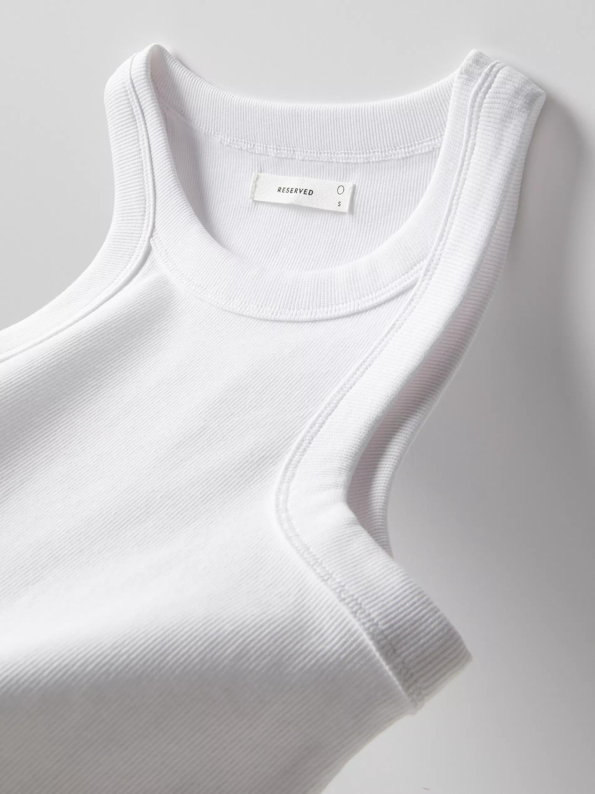 White Cotton Top, , large image number 13