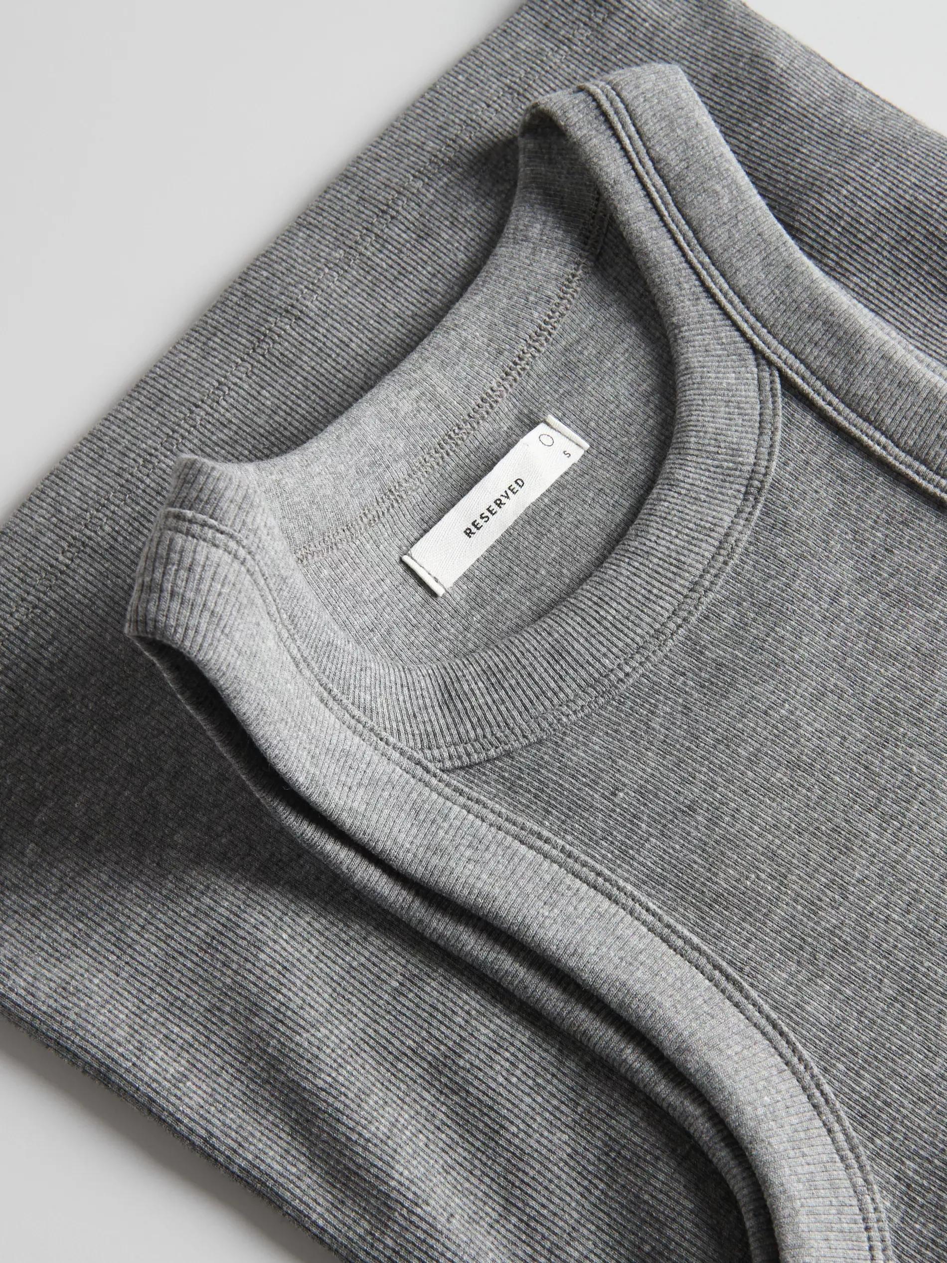 Grey Cotton Top, , large image number 5