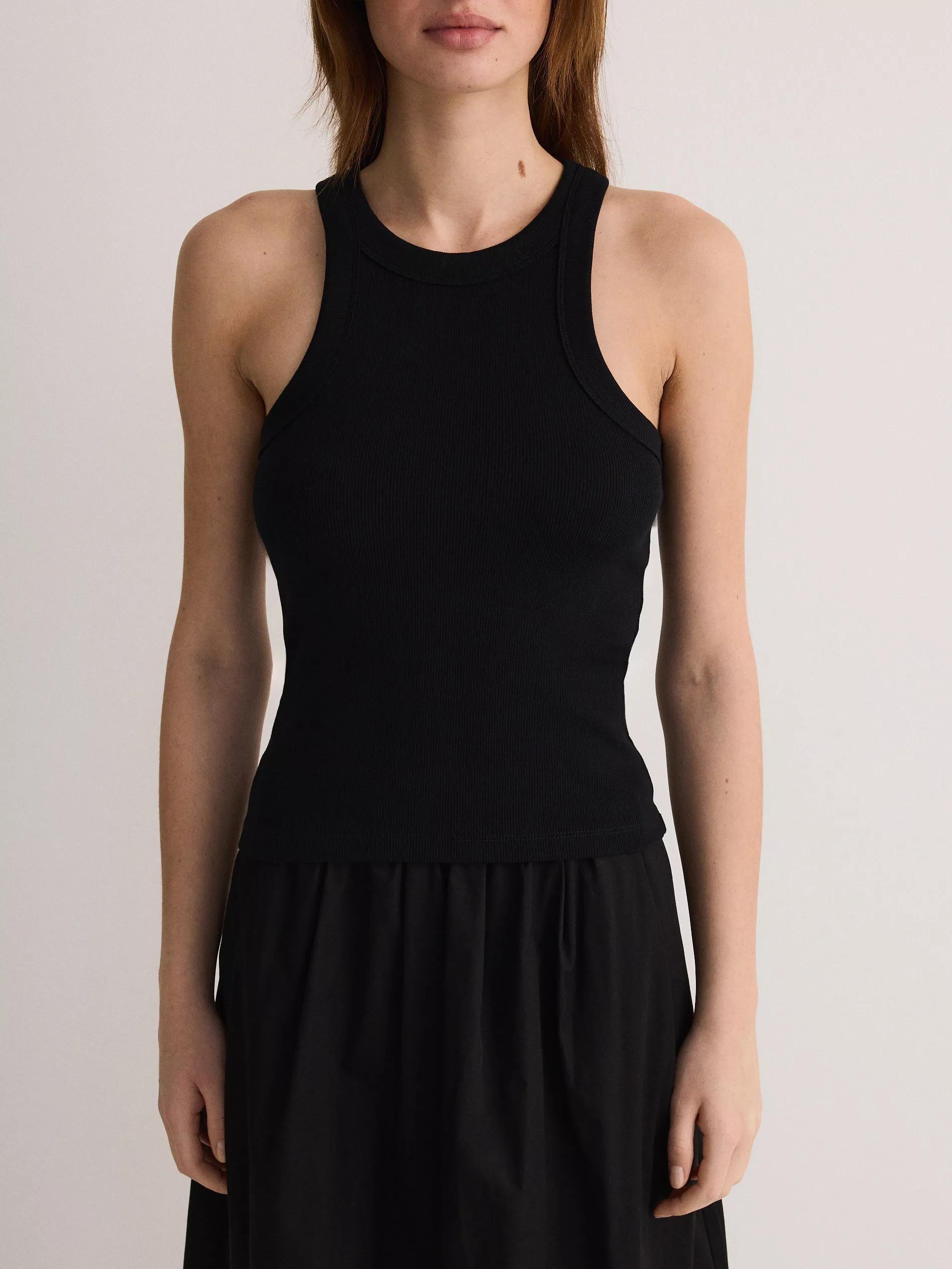 Black Cotton Top, , large image number 4
