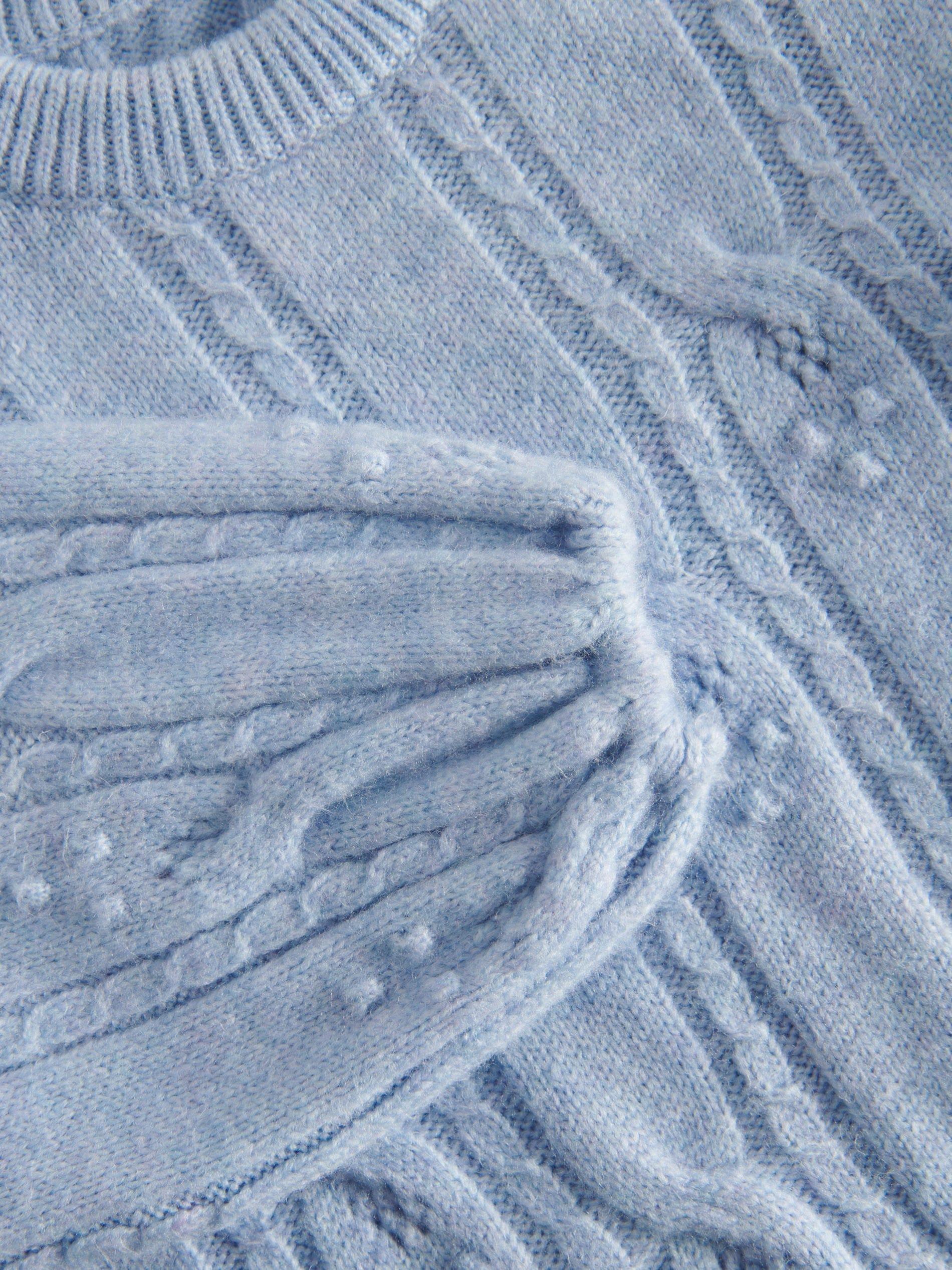 Blue Sweater With Puffy Sleeves, , large image number 5