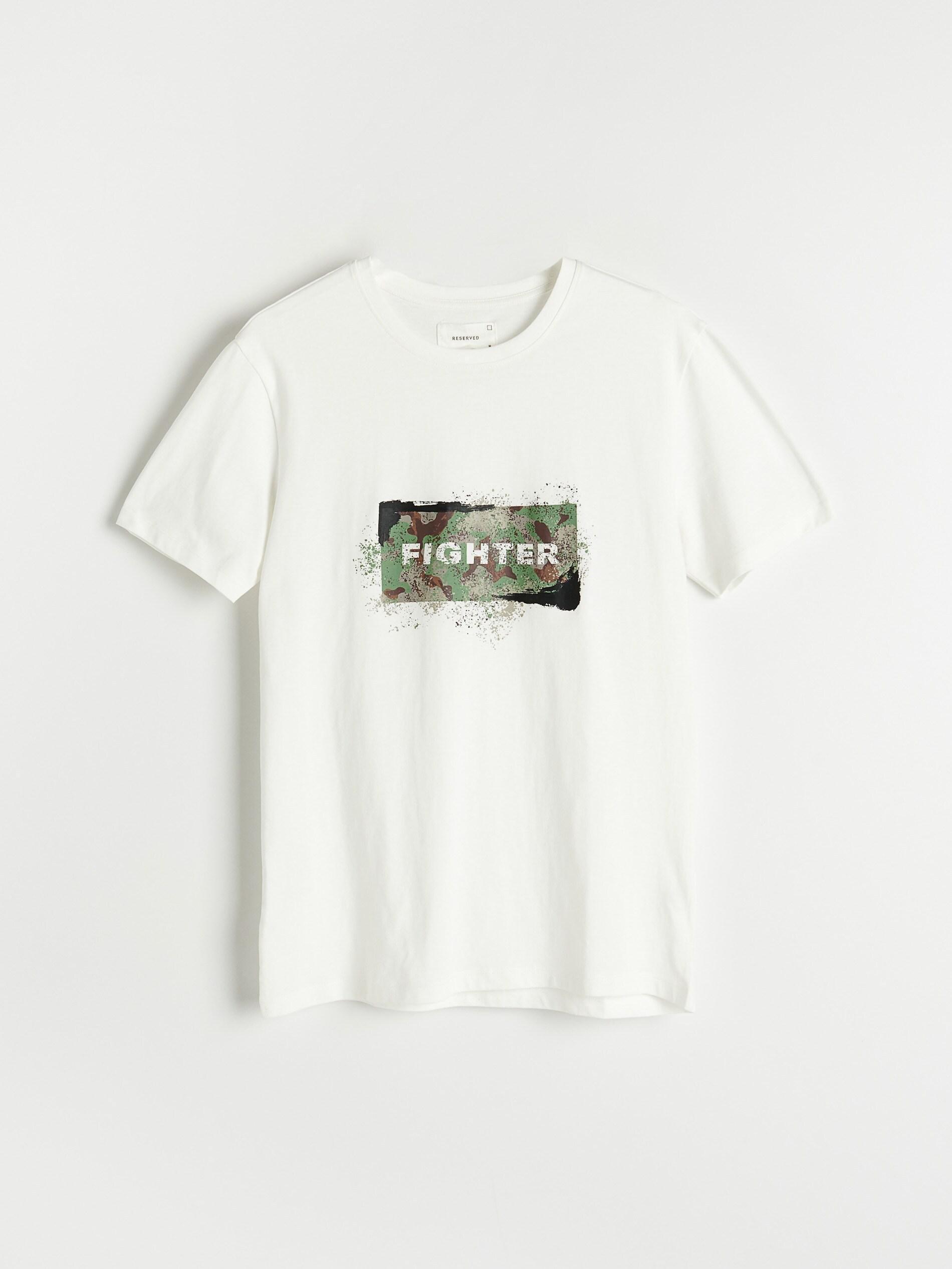 Cream Printed T-Shirt, , large image number 0