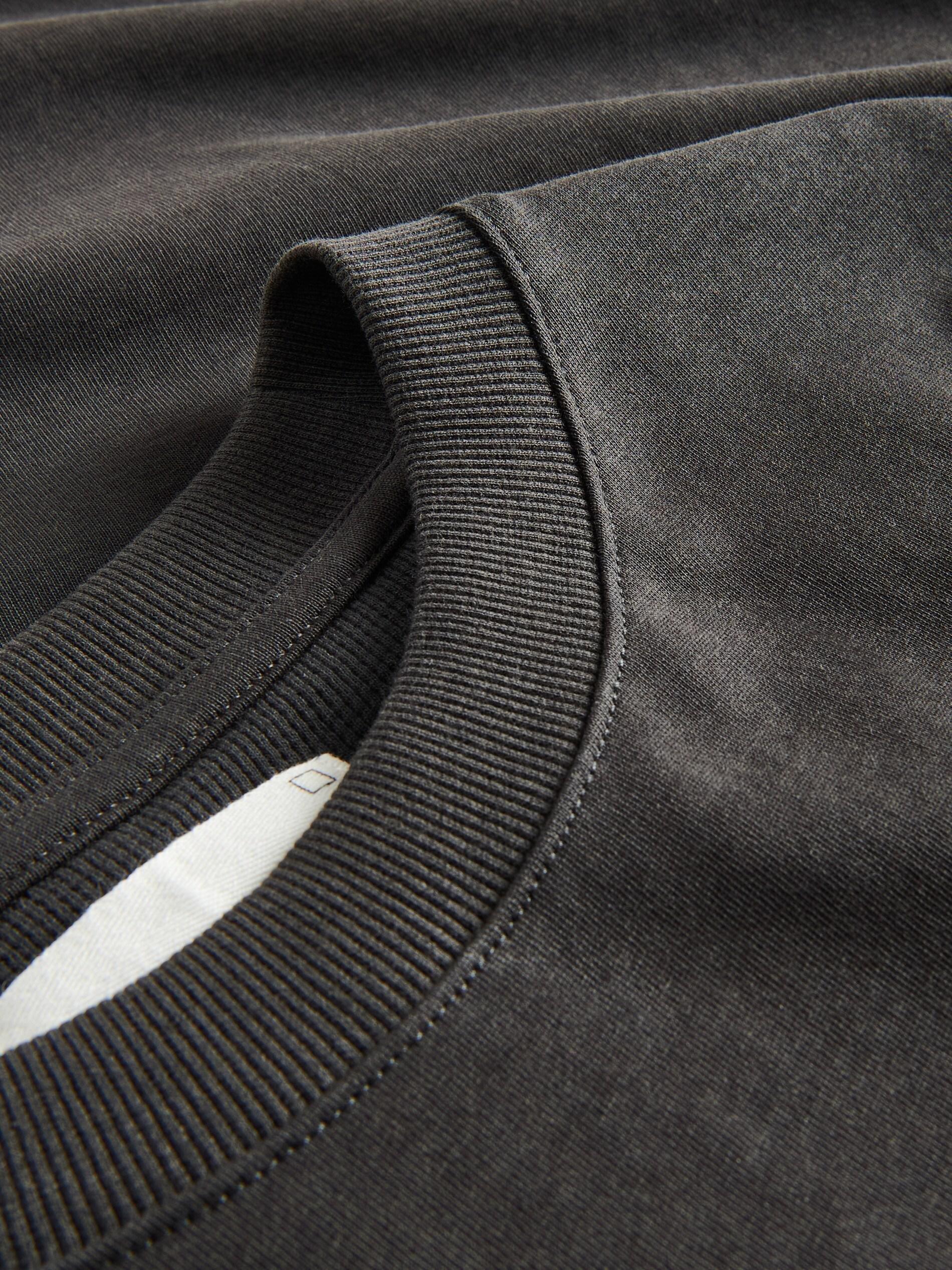 Dark Grey Oversized T-Shirt, , large image number 3