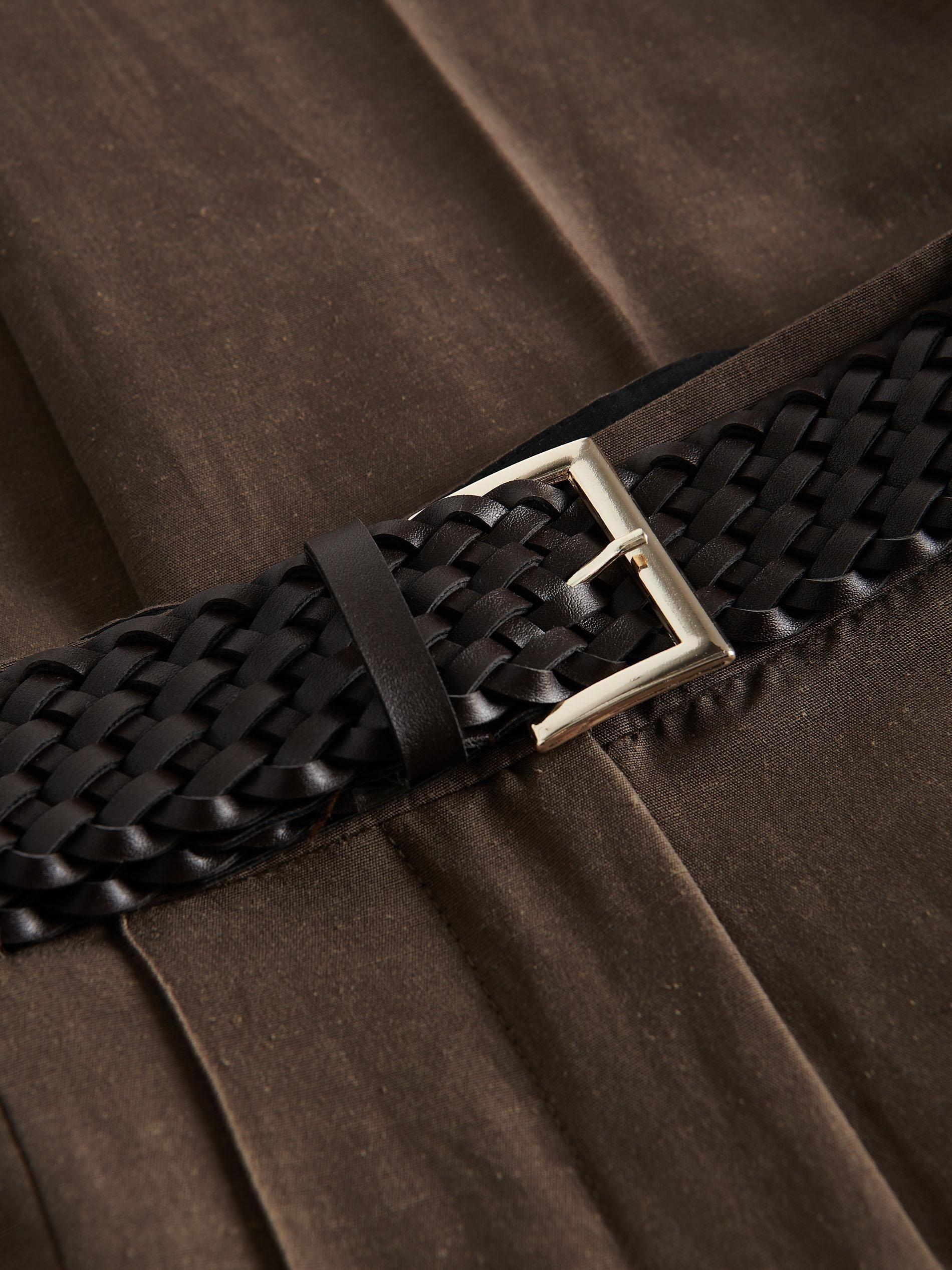 Brown Buttoned Trousers, , large image number 6
