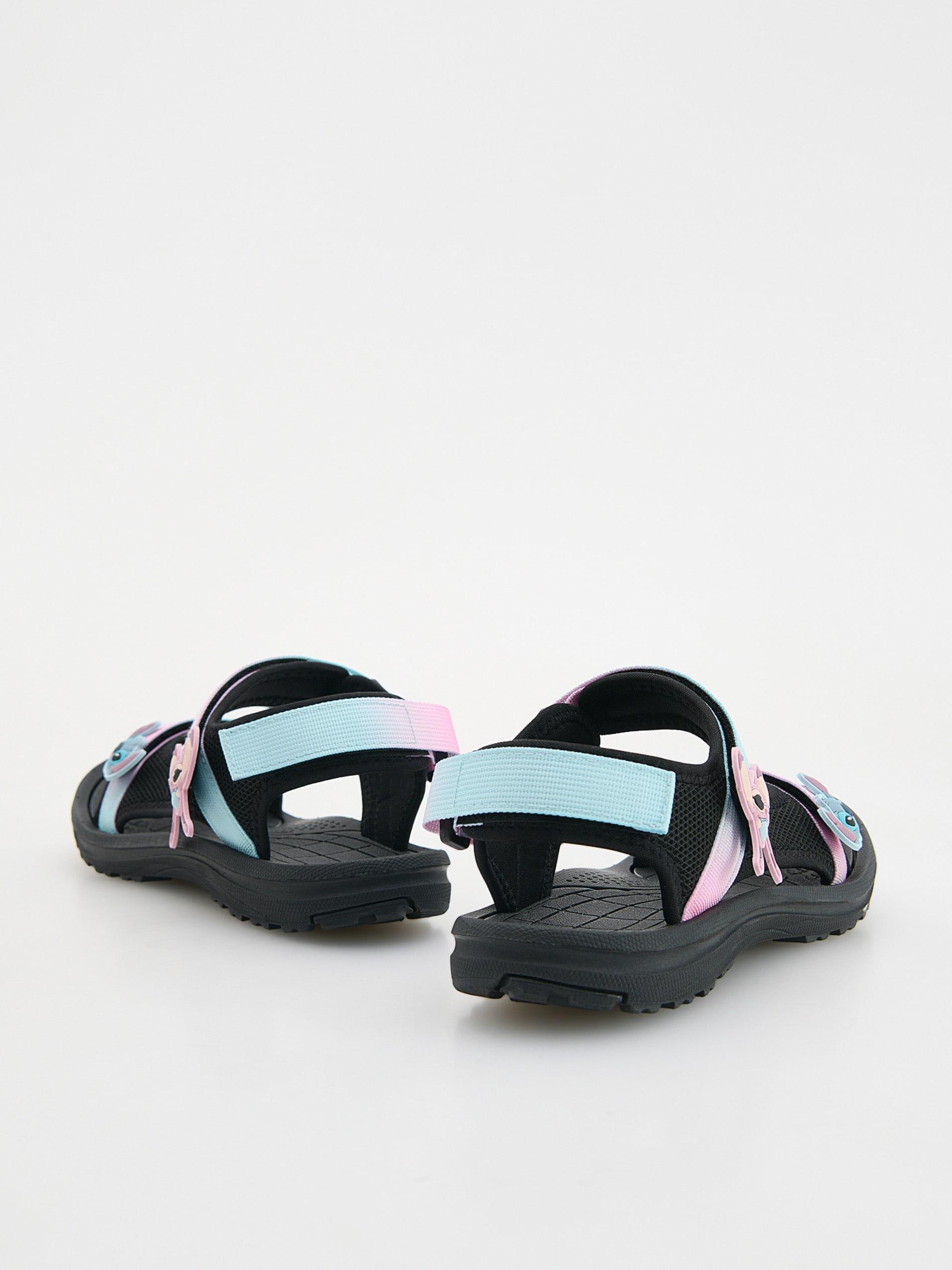 صندل بنات أسود, Black, medium