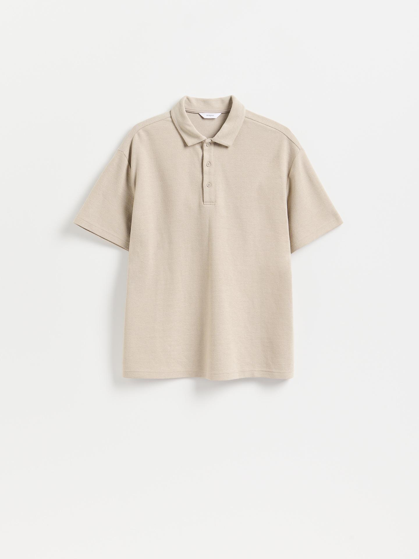 Grey Boxy Polo Shirt, Light grey, large image number 4