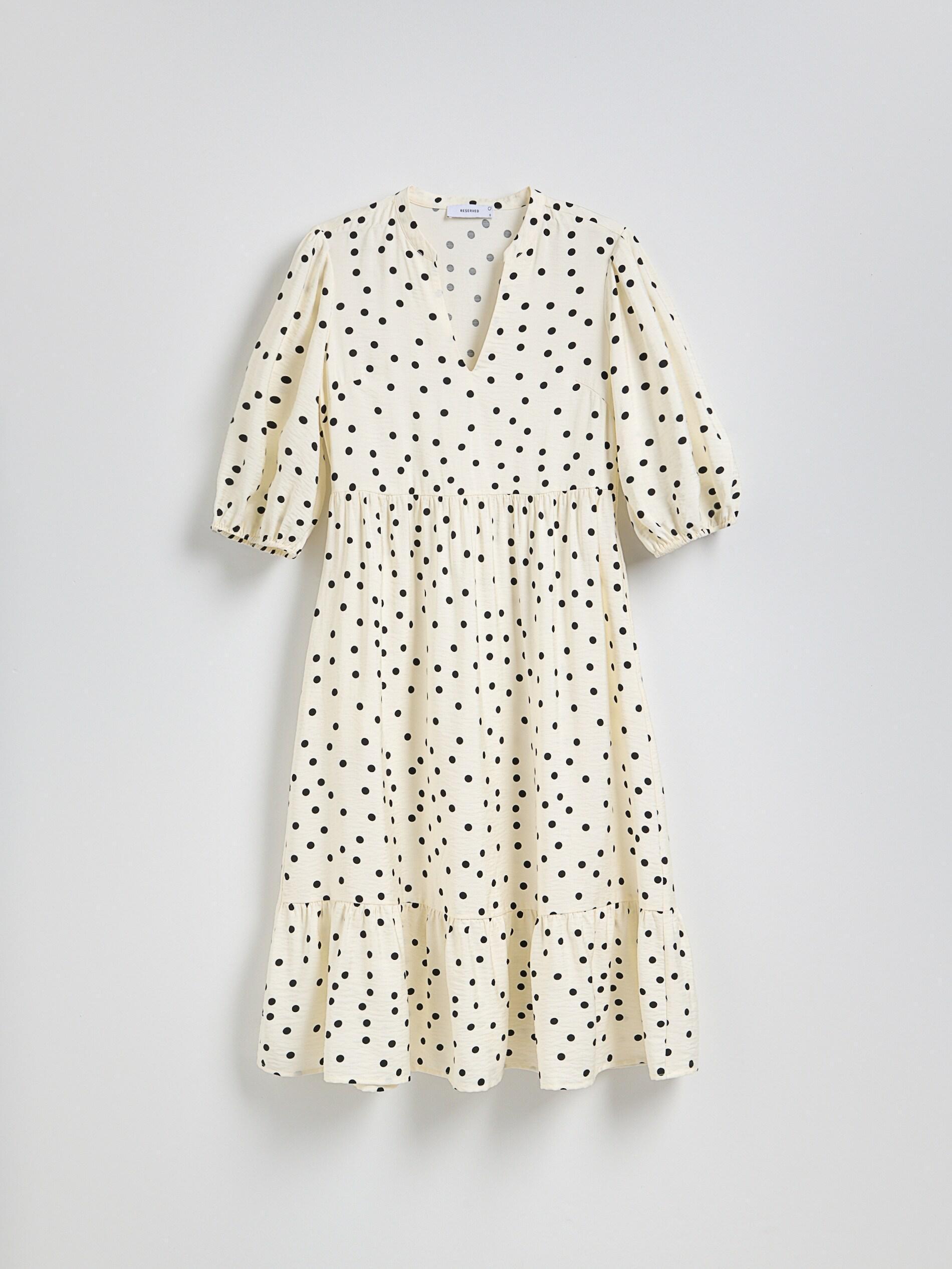 White Midi Dress With A High Viscose Content, , medium