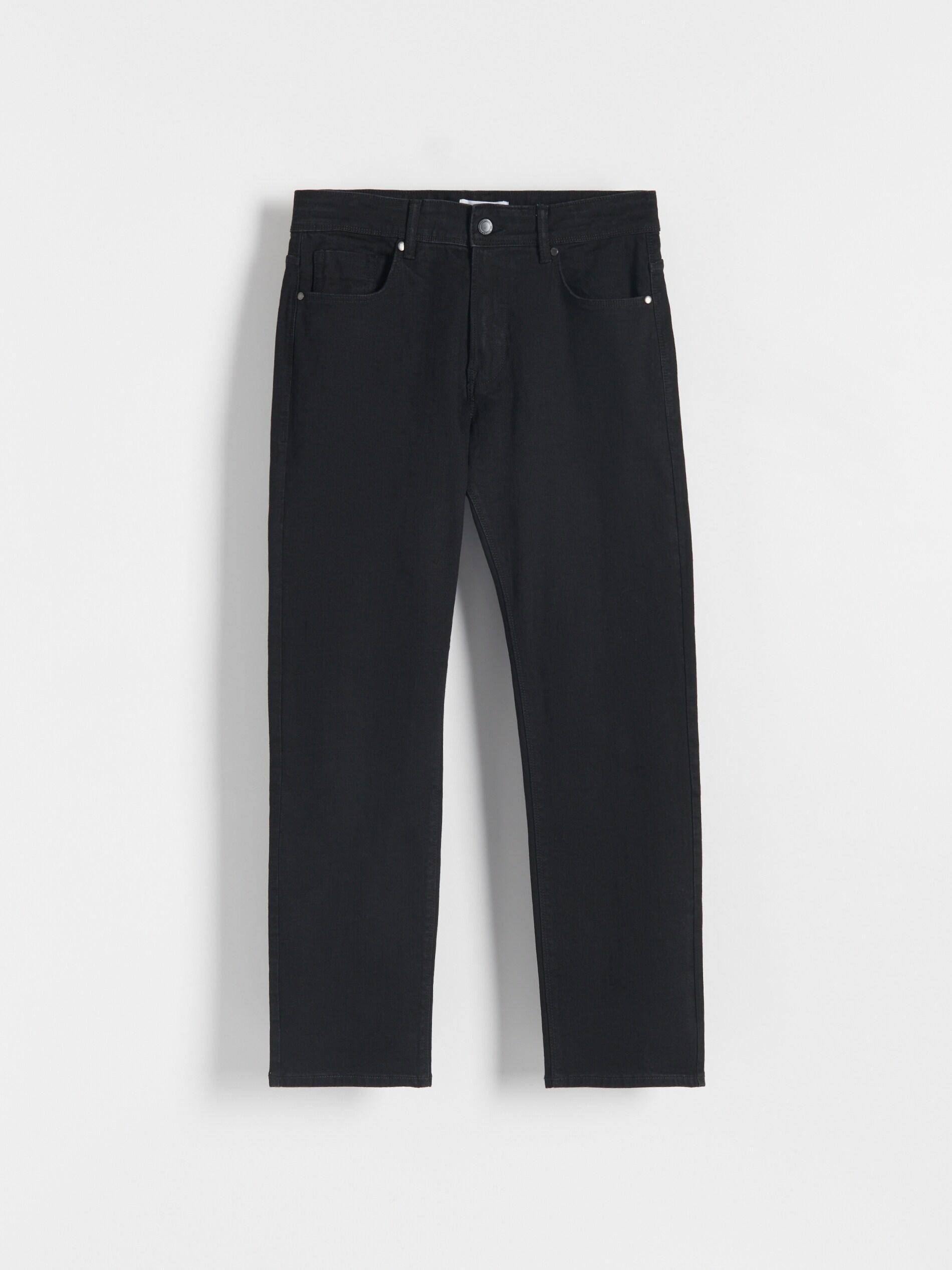 Black Regular Jeans, , large image number 1