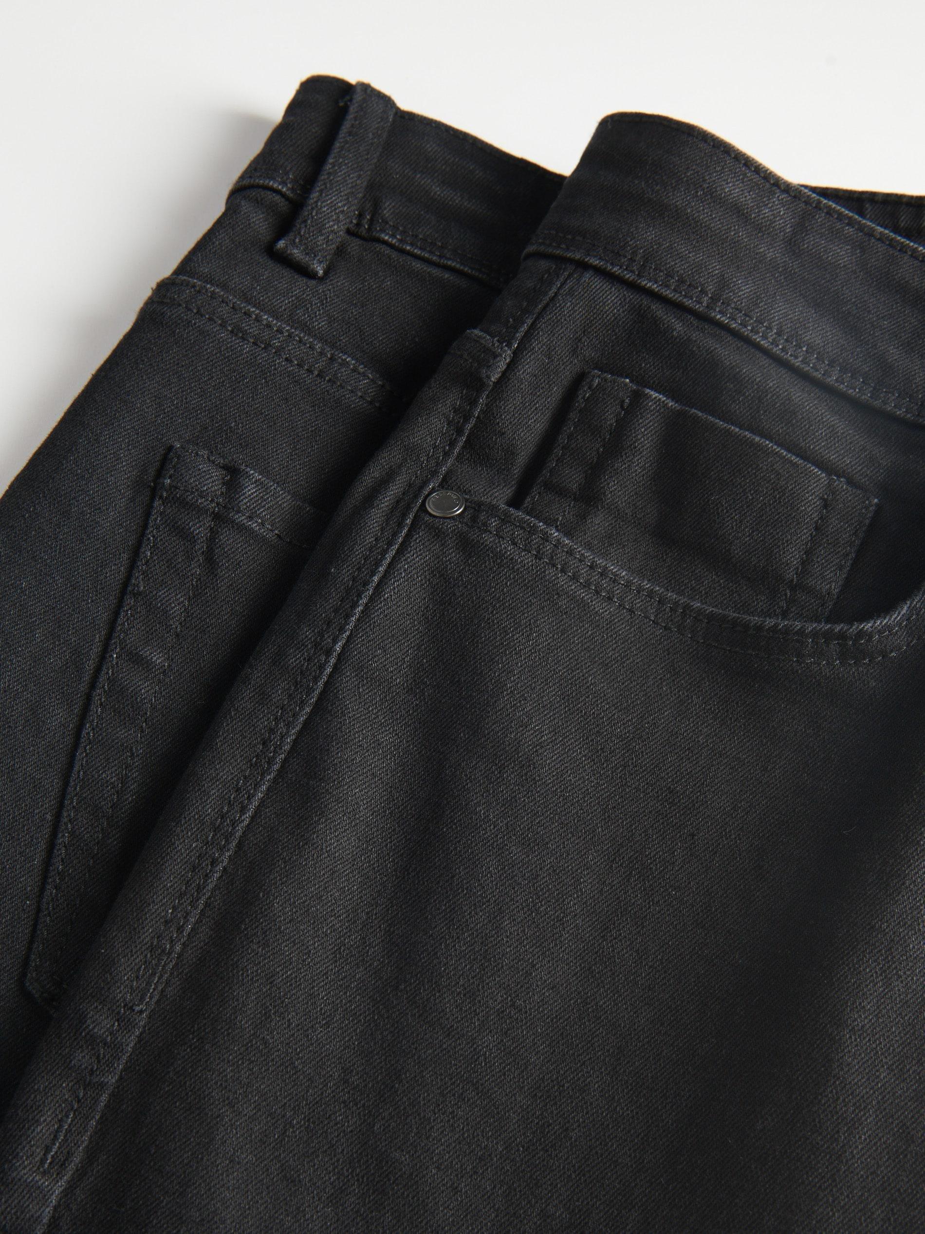 Black Regular Jeans, , large image number 3