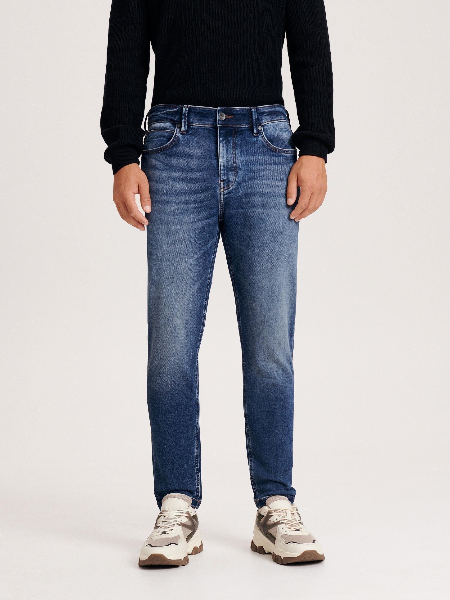 Blue Carrot Slim Jeans With Wash Effect, , large image number 2