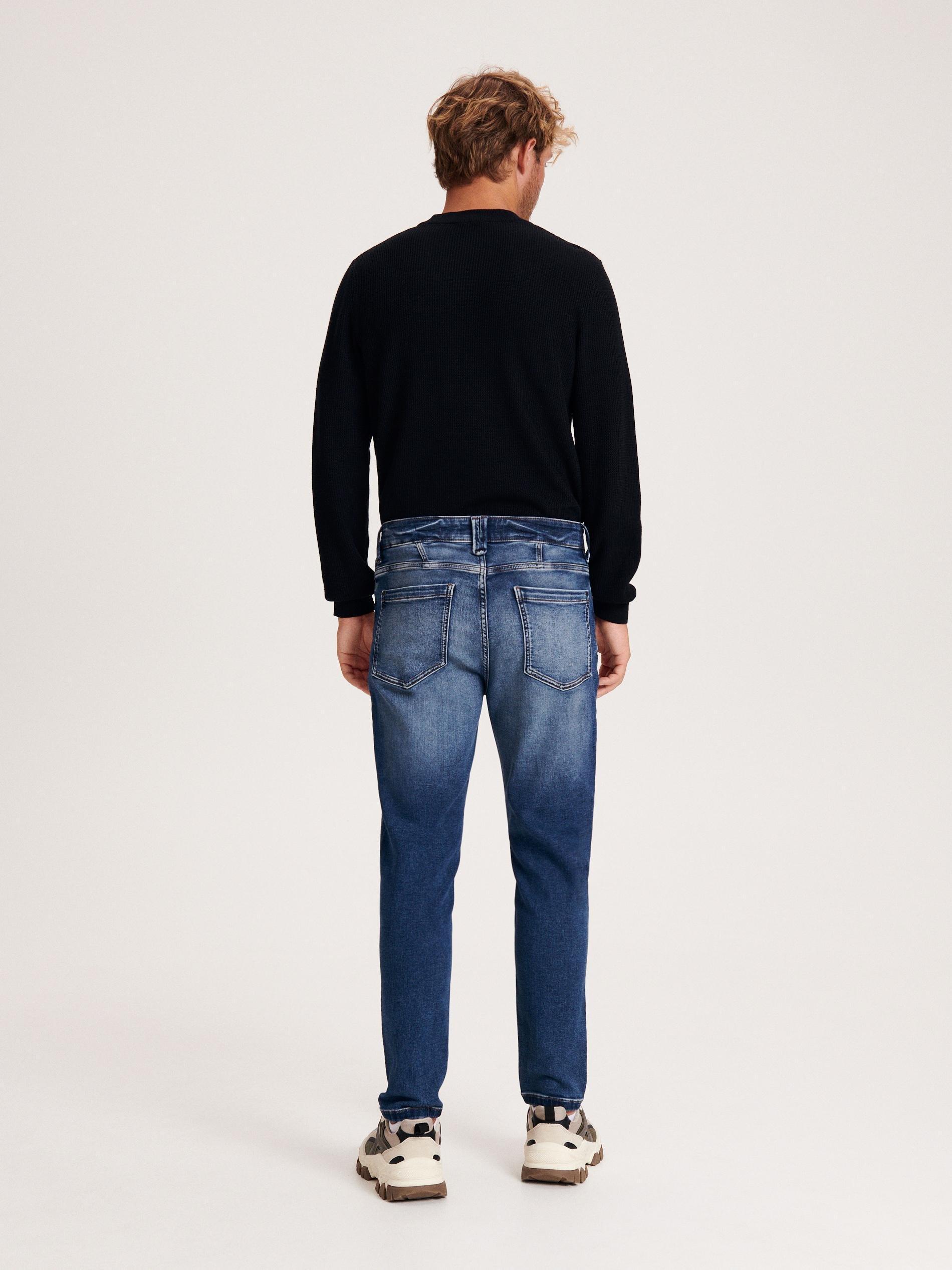 Blue Carrot Slim Jeans With Wash Effect, , large image number 3