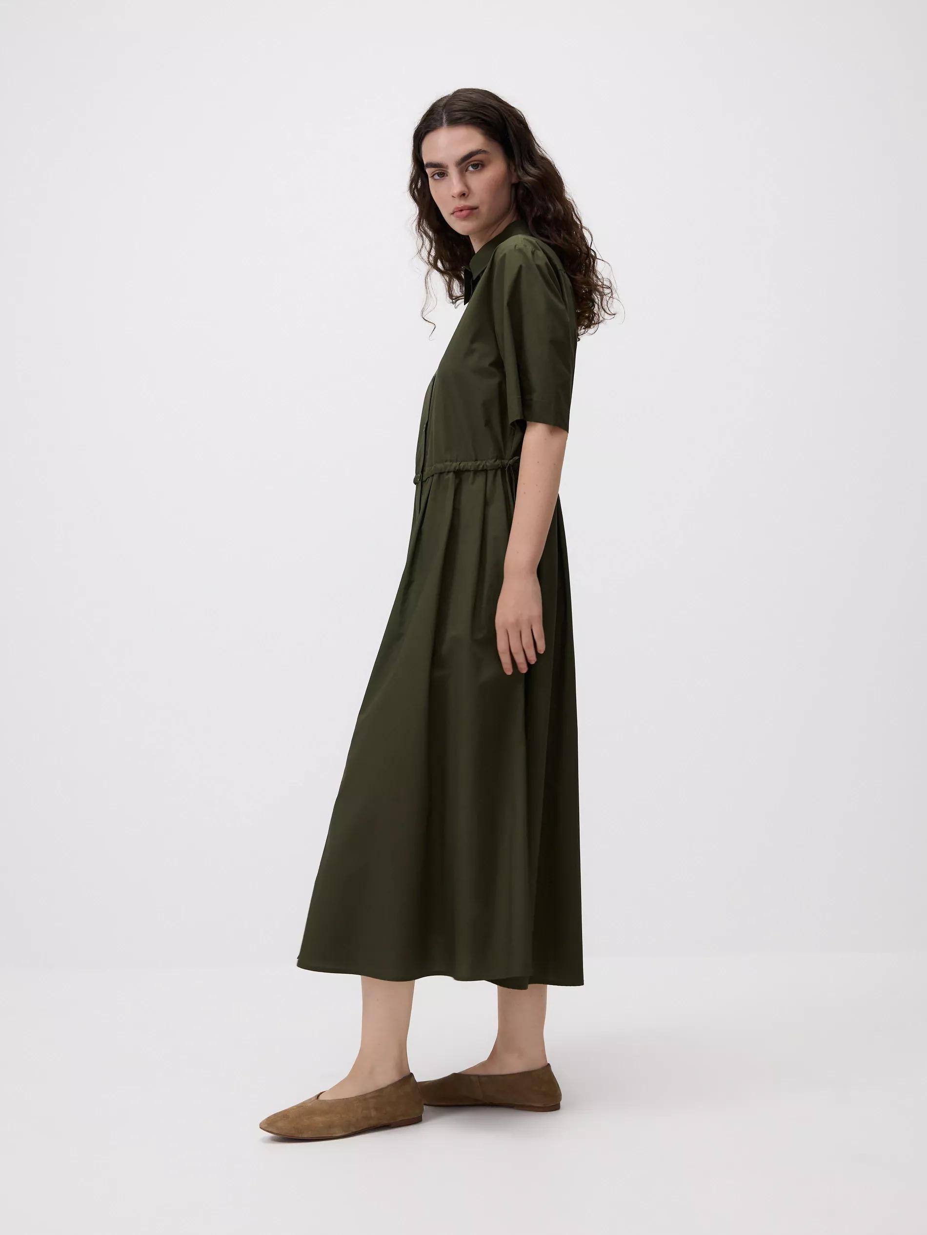 Khaki Belted Dress, , large image number 0