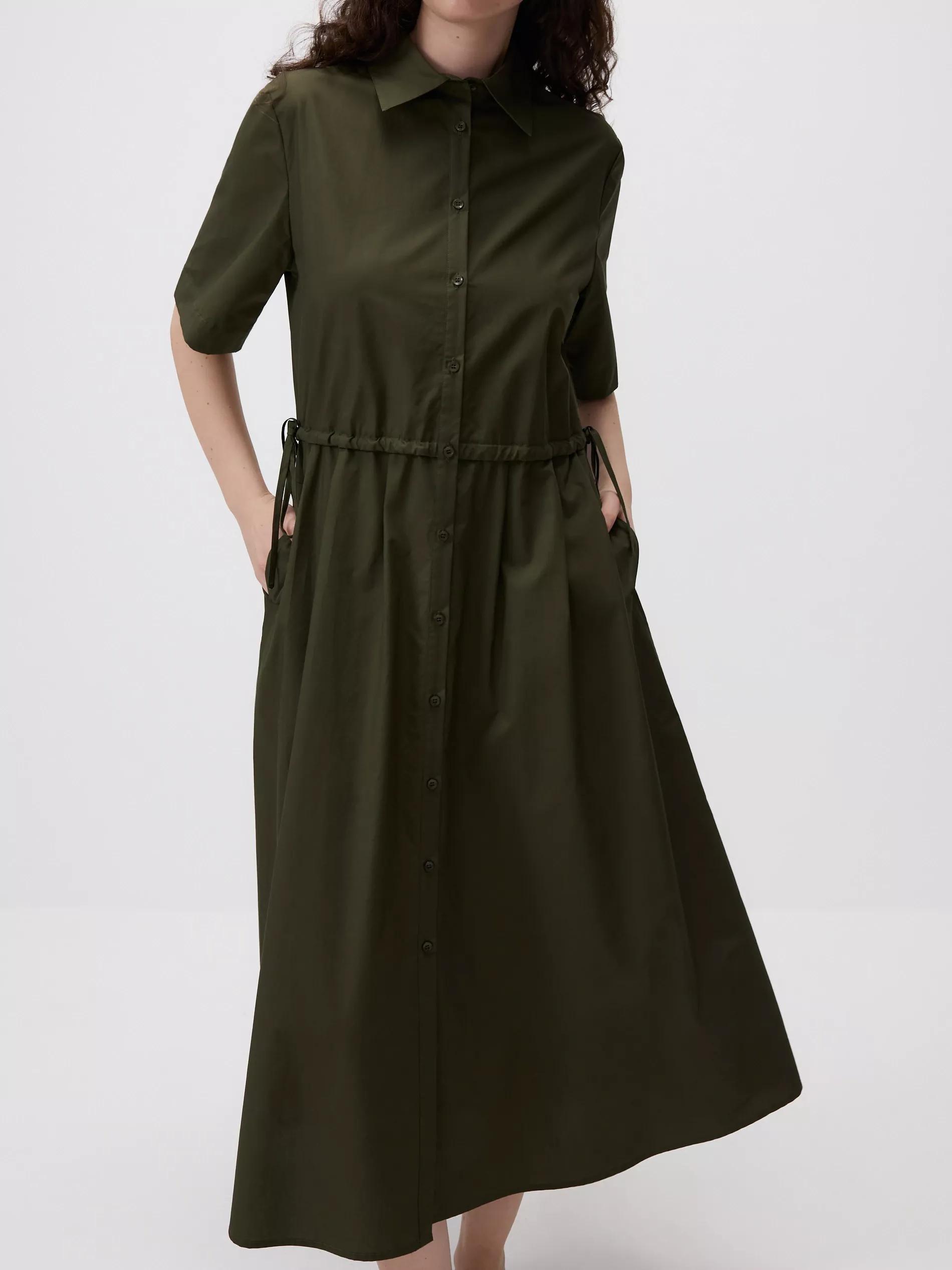 Khaki Belted Dress, , large image number 1
