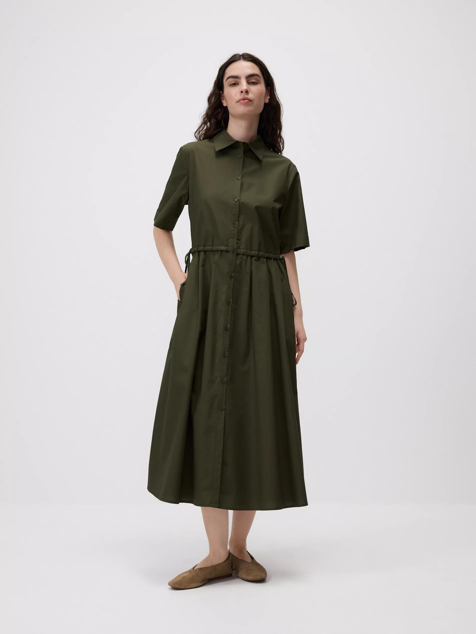 Khaki Belted Dress, , large image number 2