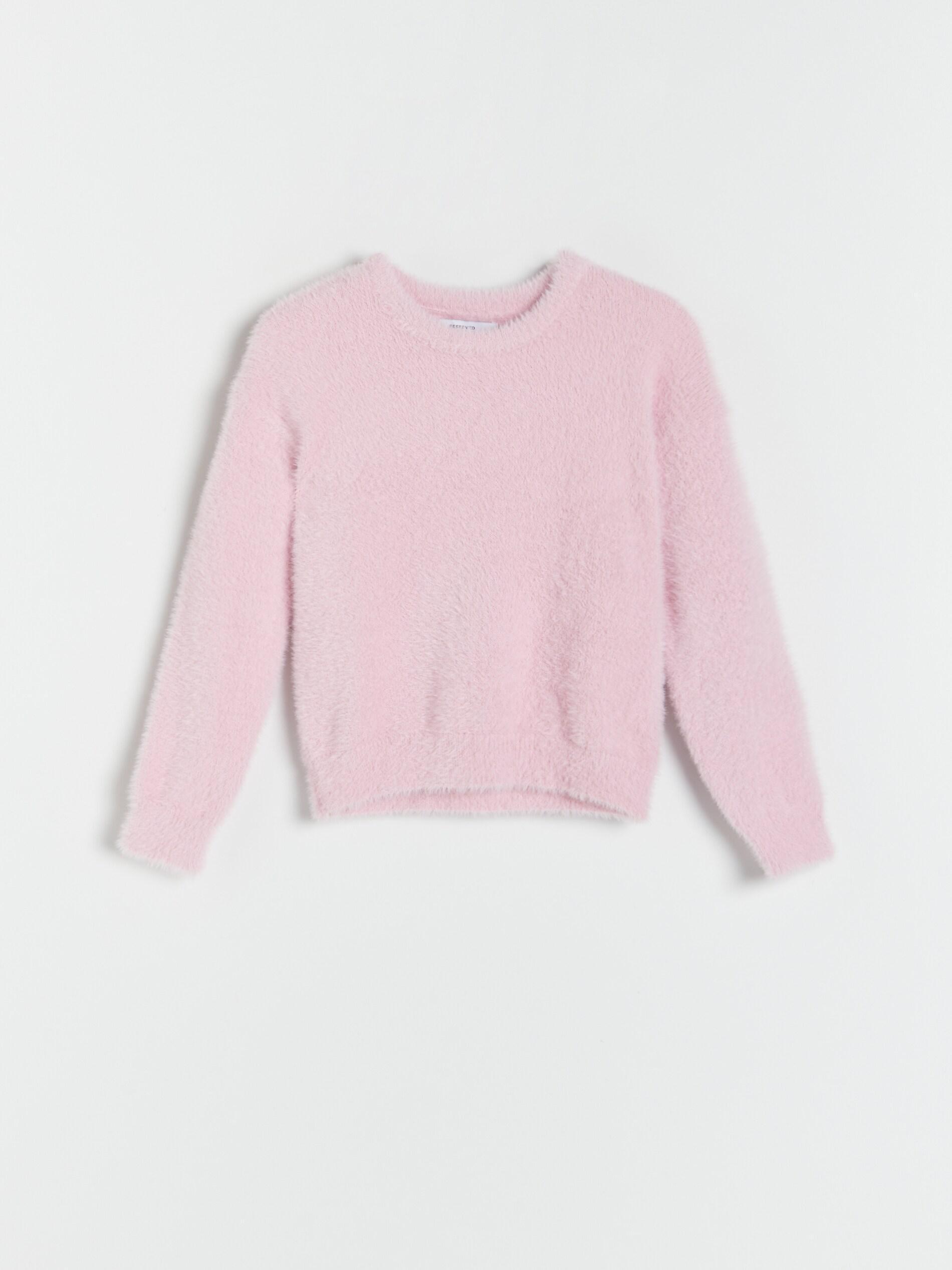 Pink Fluffy Sweater, Kids Girl, , large image number 2
