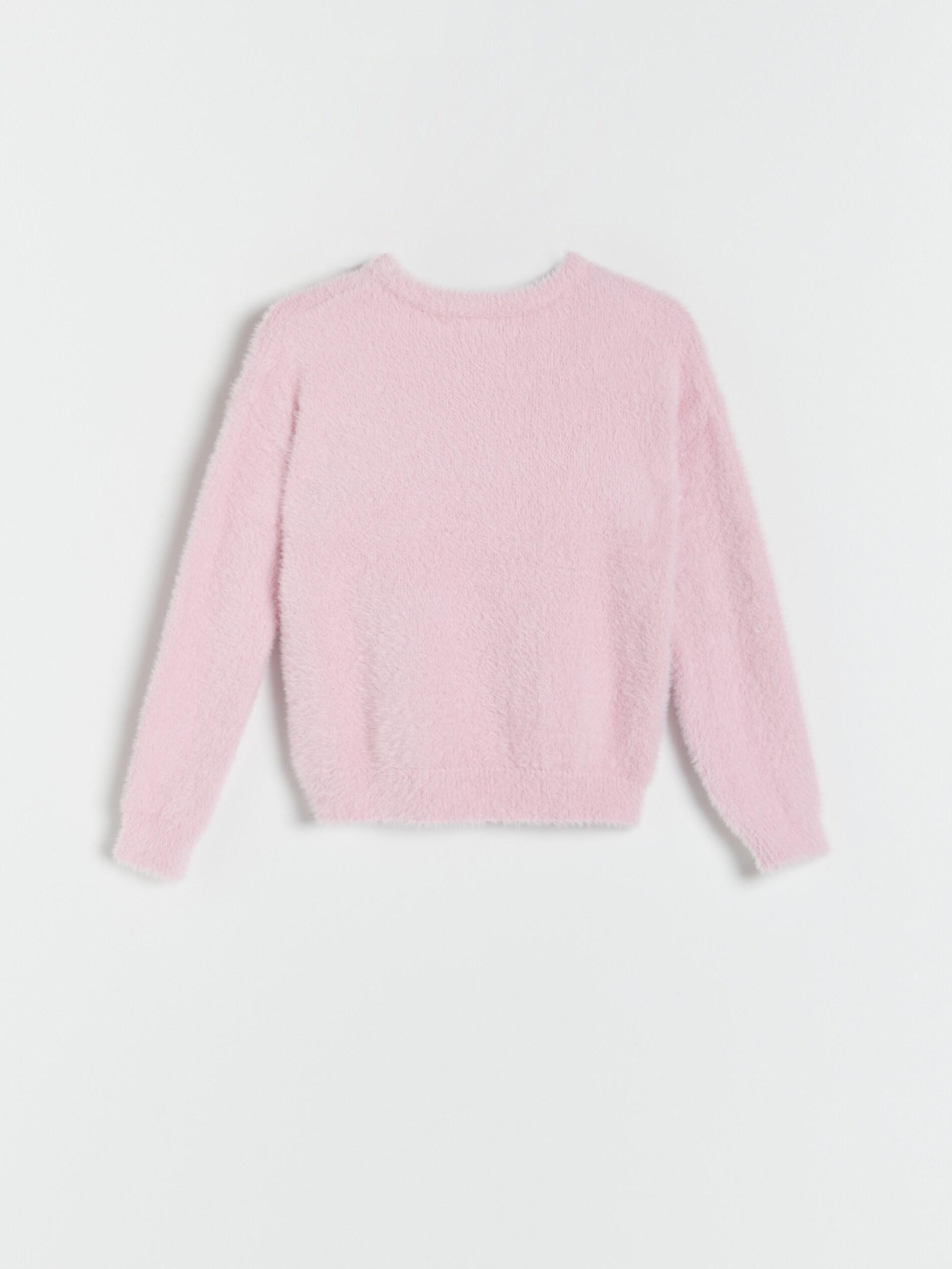 Pink Fluffy Sweater, Kids Girl, , large image number 3