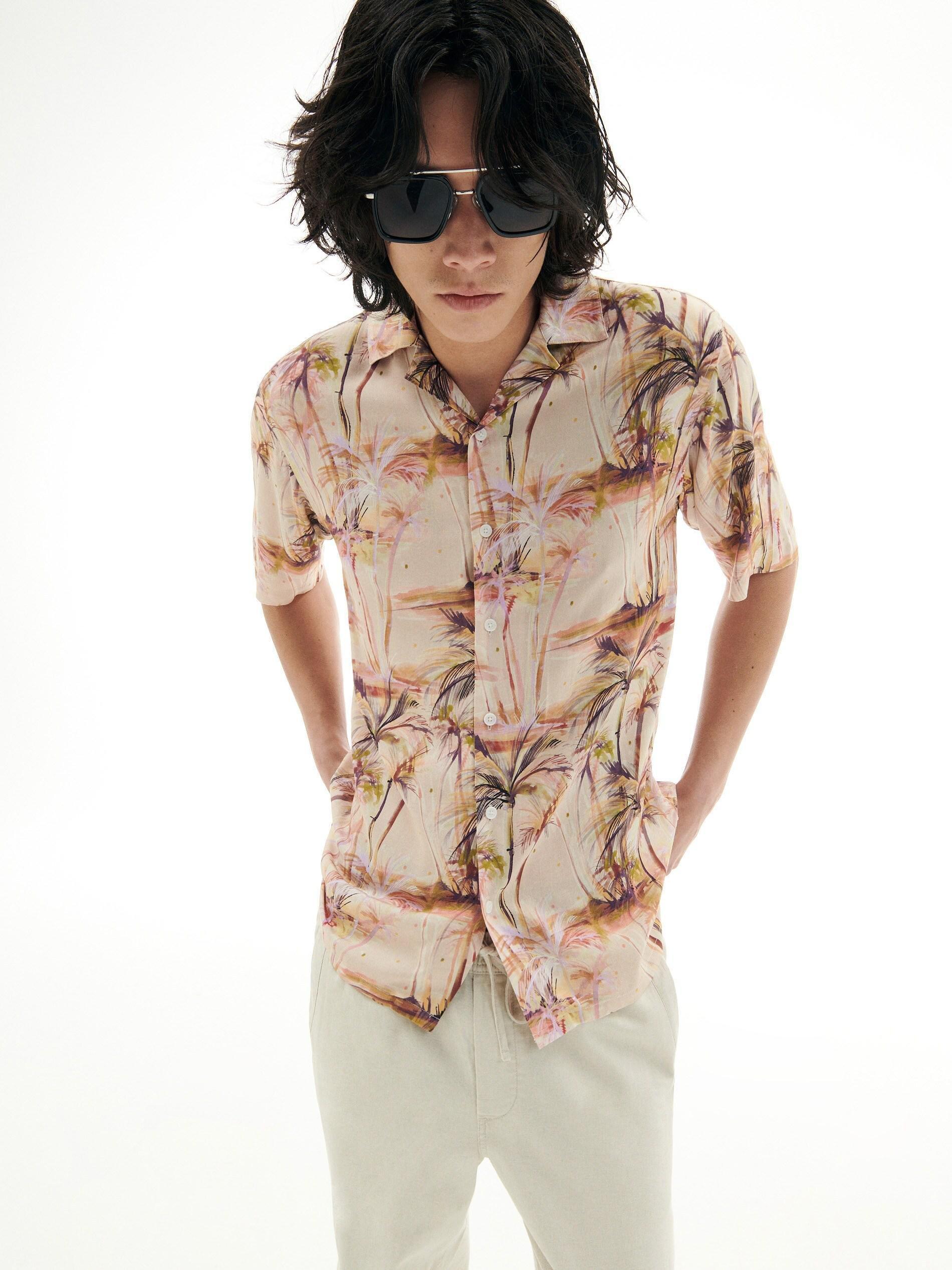 Multicolor Patterned Shirt, , large image number 0