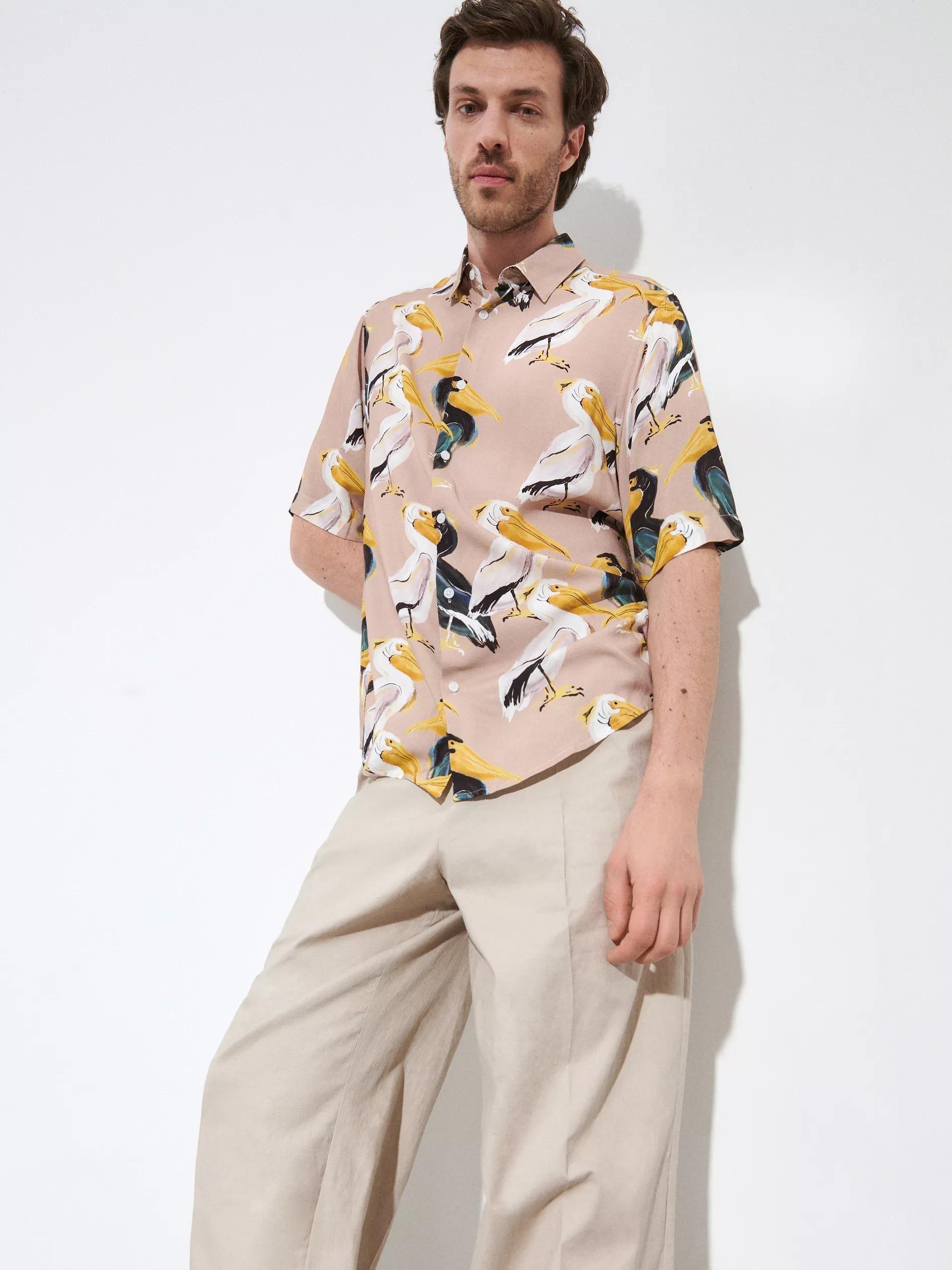 Green Patterned Shirt, , large image number 3