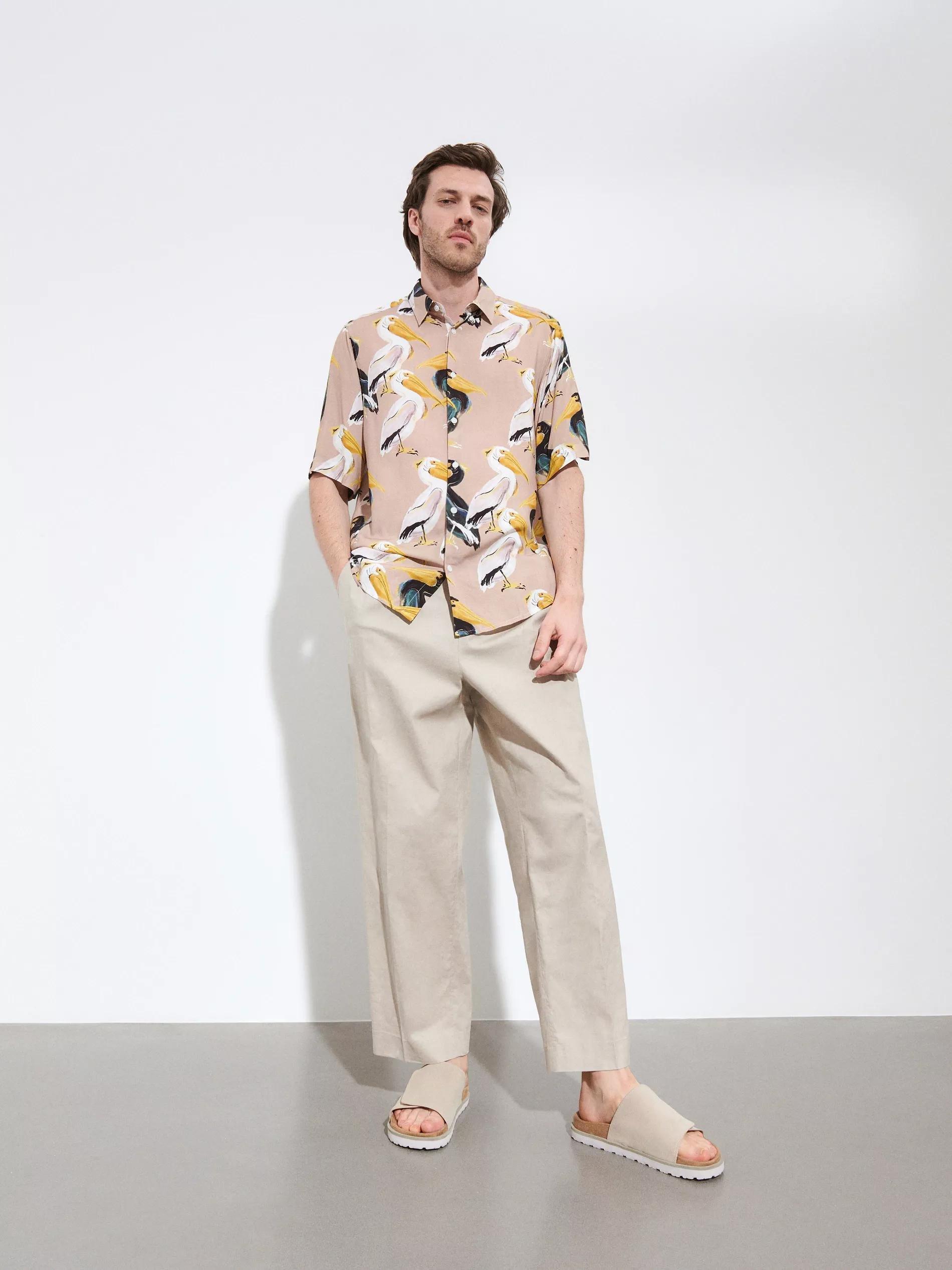 Green Patterned Shirt, , large image number 5
