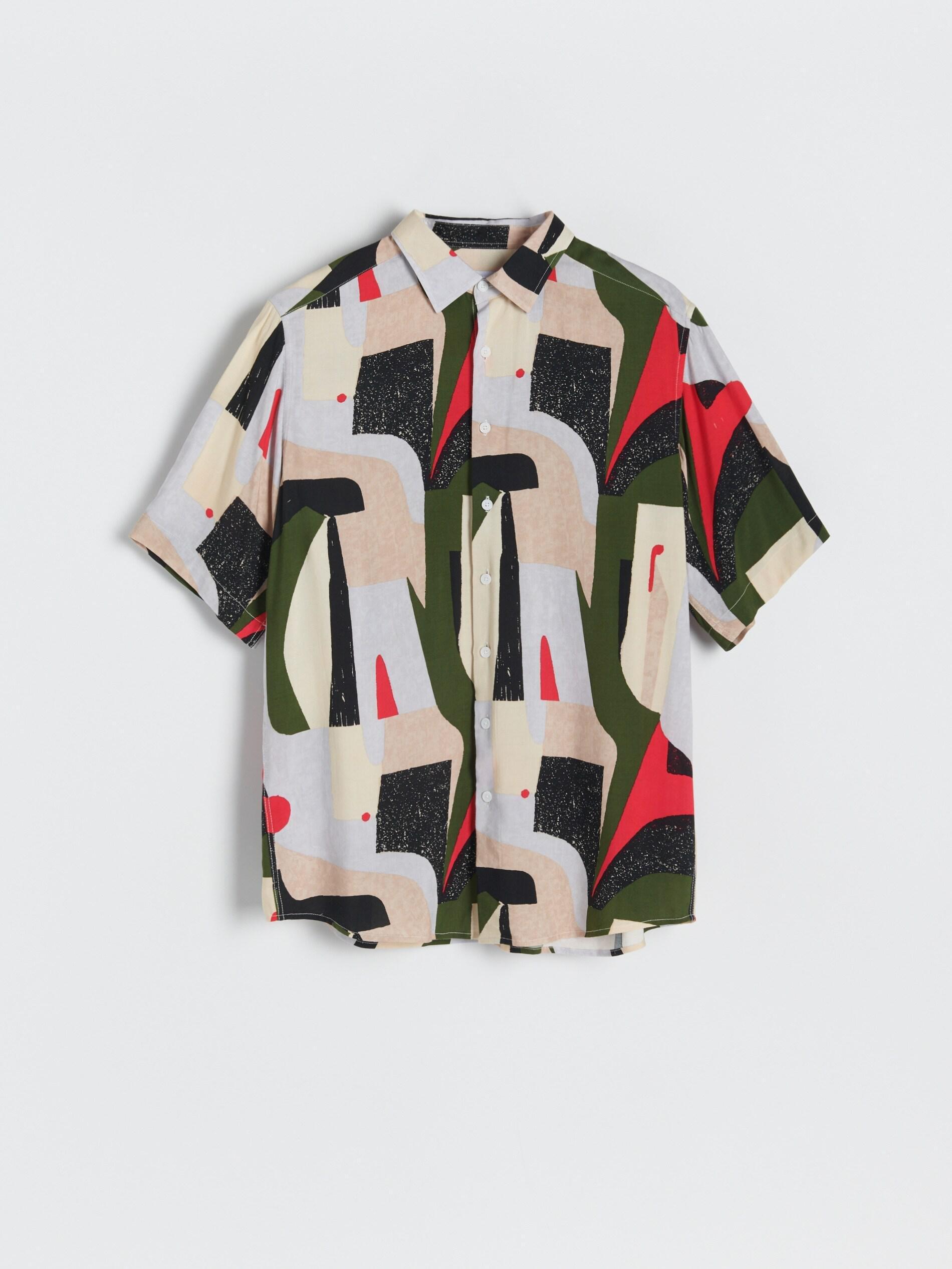 Multicolor Patterned Shirt, , large image number 0