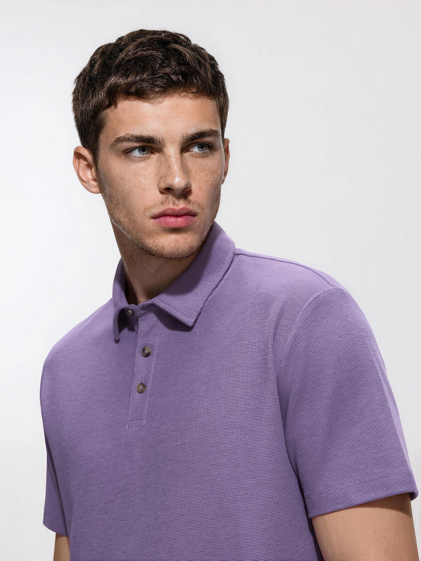 Purple Regular Fit Polo Shirt, Purple, large image number 0