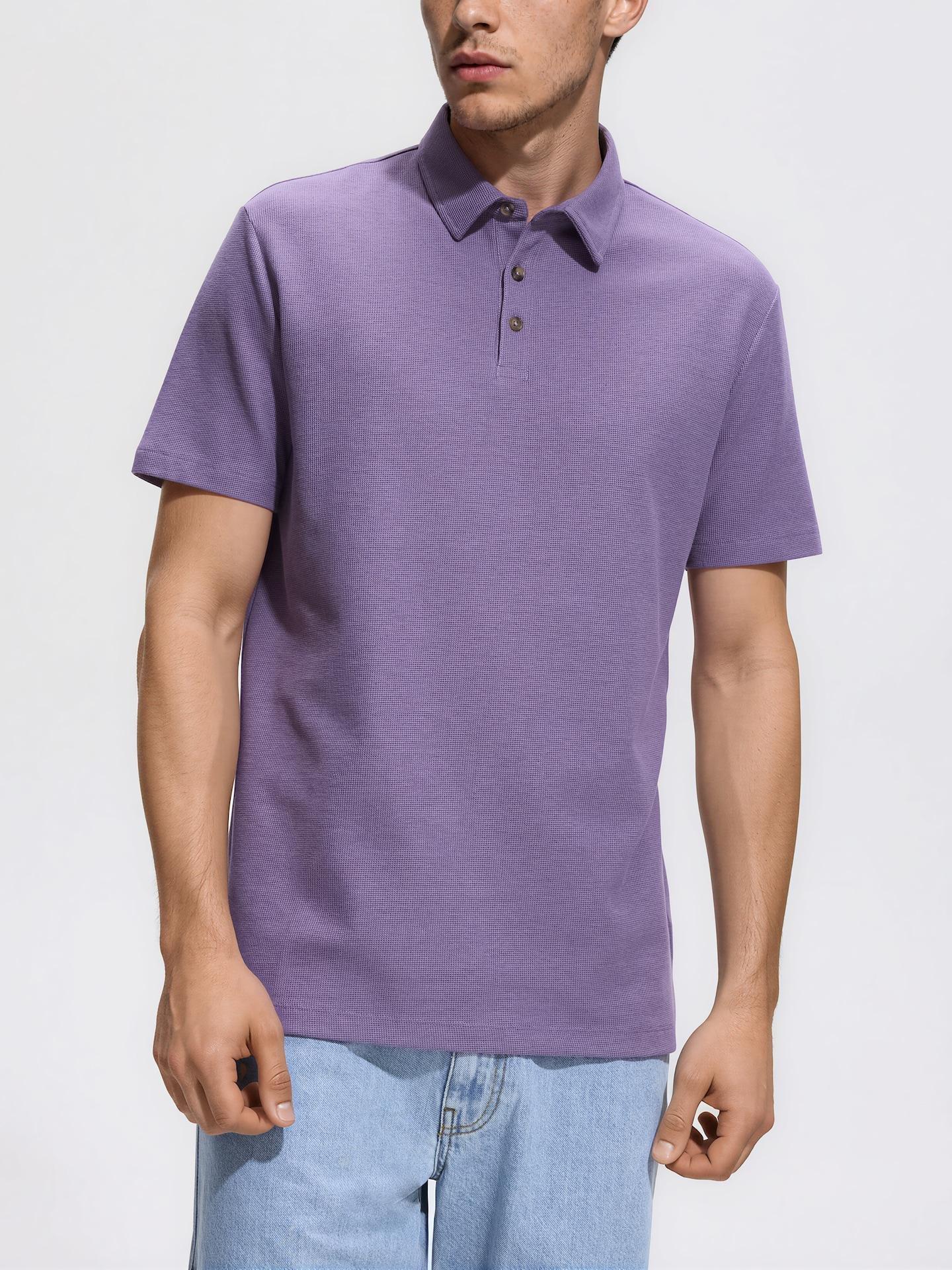 Purple Regular Fit Polo Shirt, Purple, large image number 1
