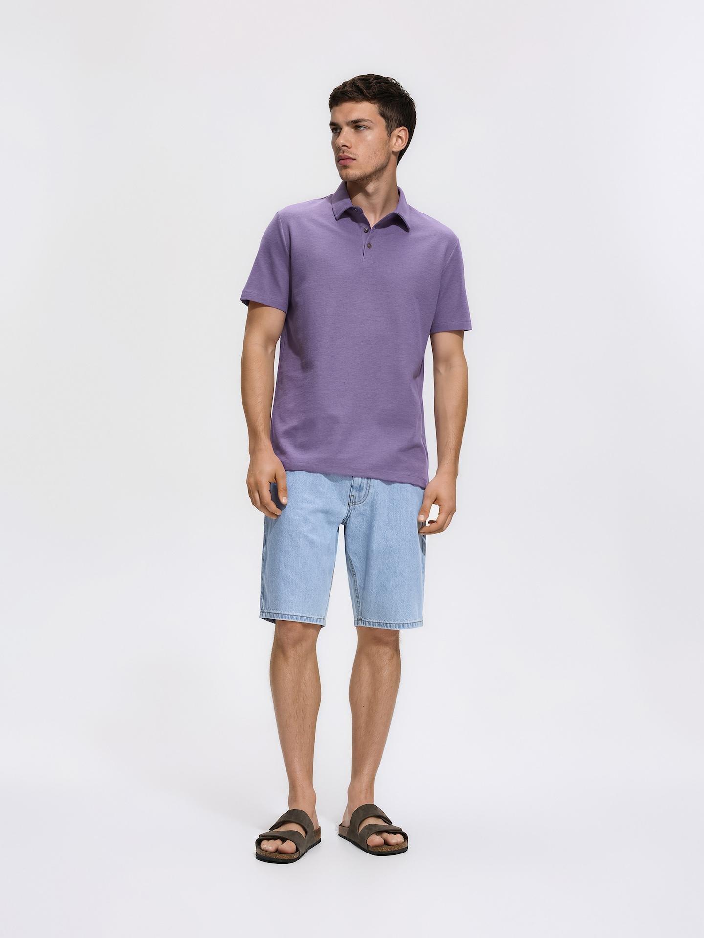 Purple Regular Fit Polo Shirt, Purple, large image number 2
