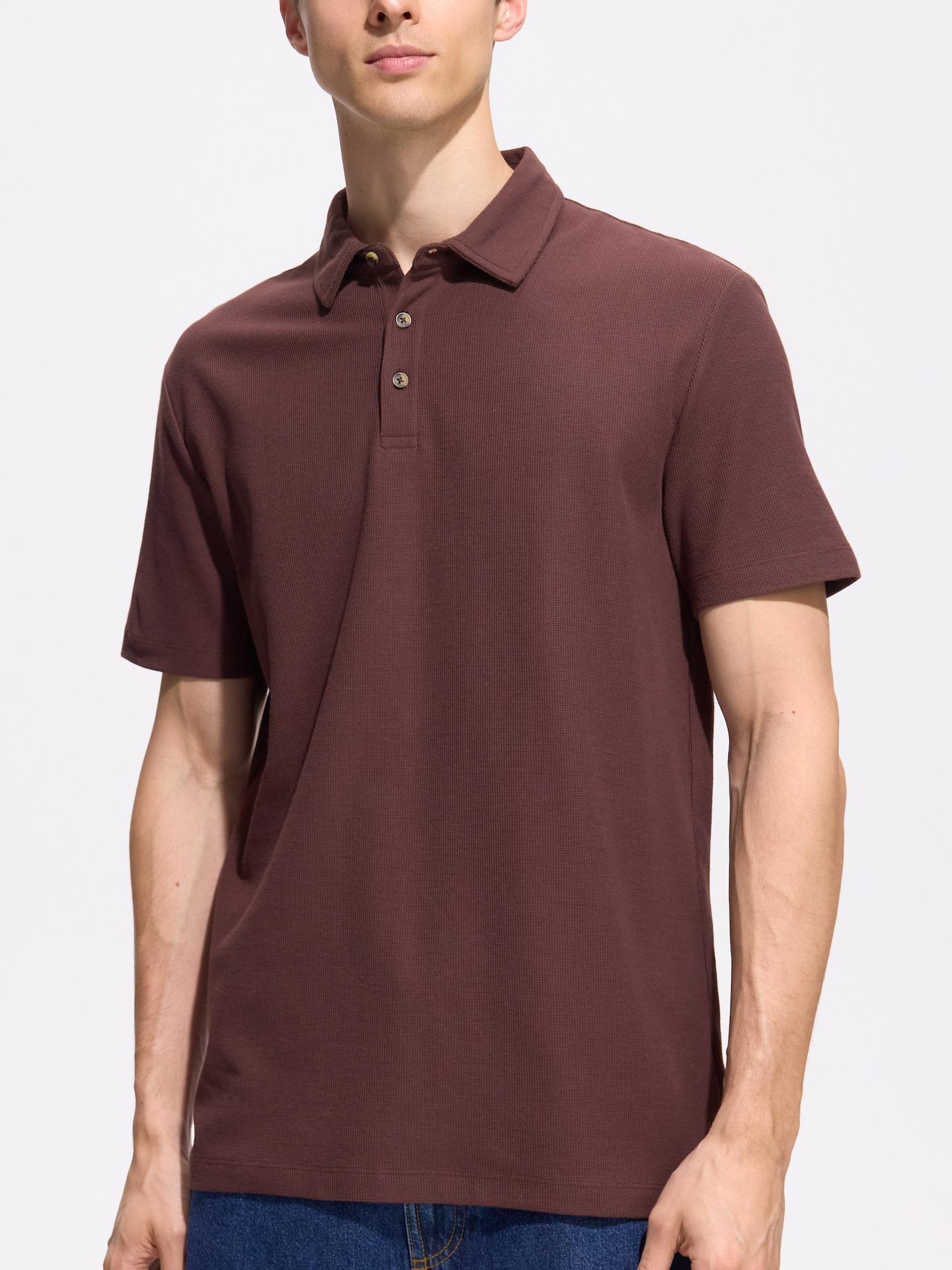 Brown Regular Fit Polo Shirt, Brown, large image number 1