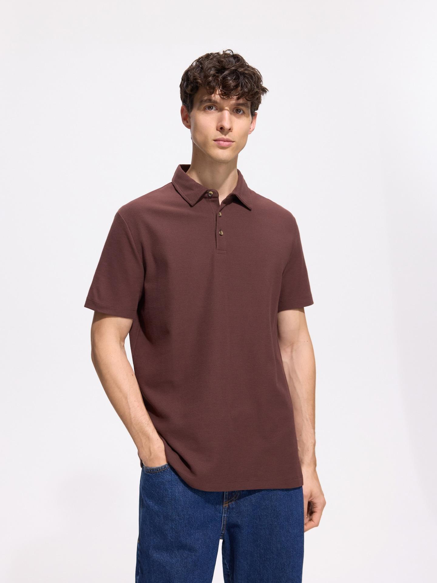 Brown Regular Fit Polo Shirt, Brown, large image number 2