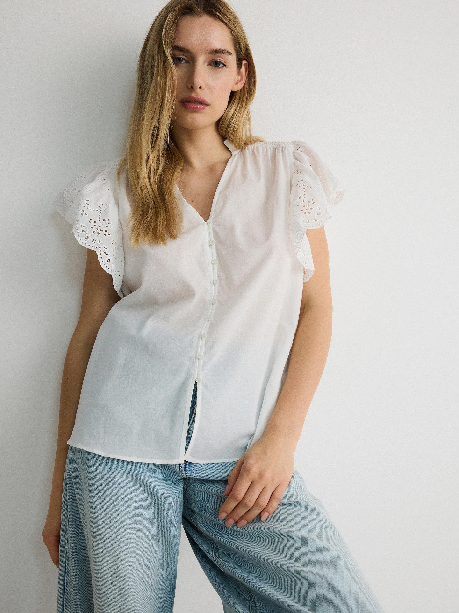 White Blouse, , large image number 1