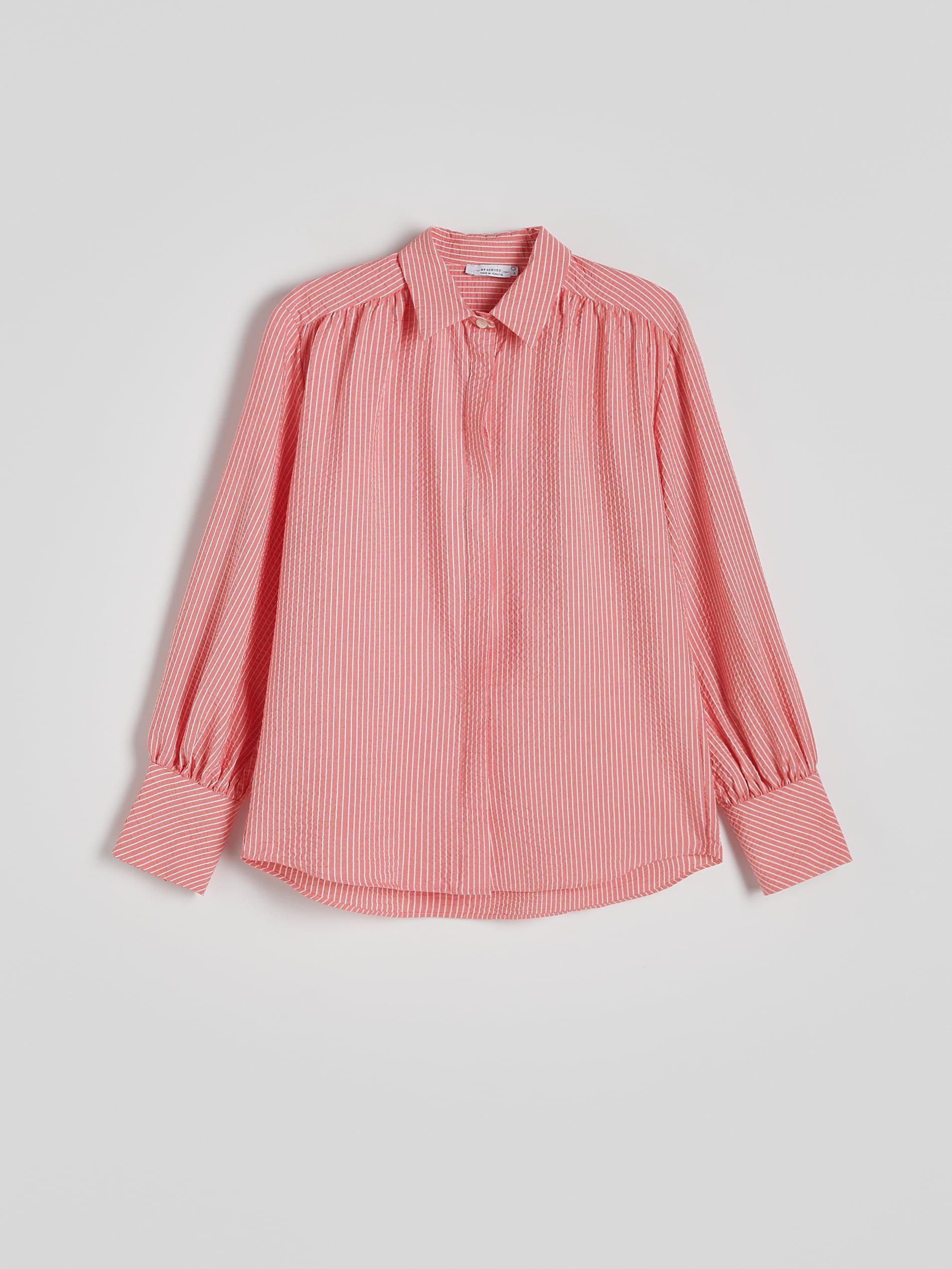 Red Oversized Collared Shirt, , large image number 5