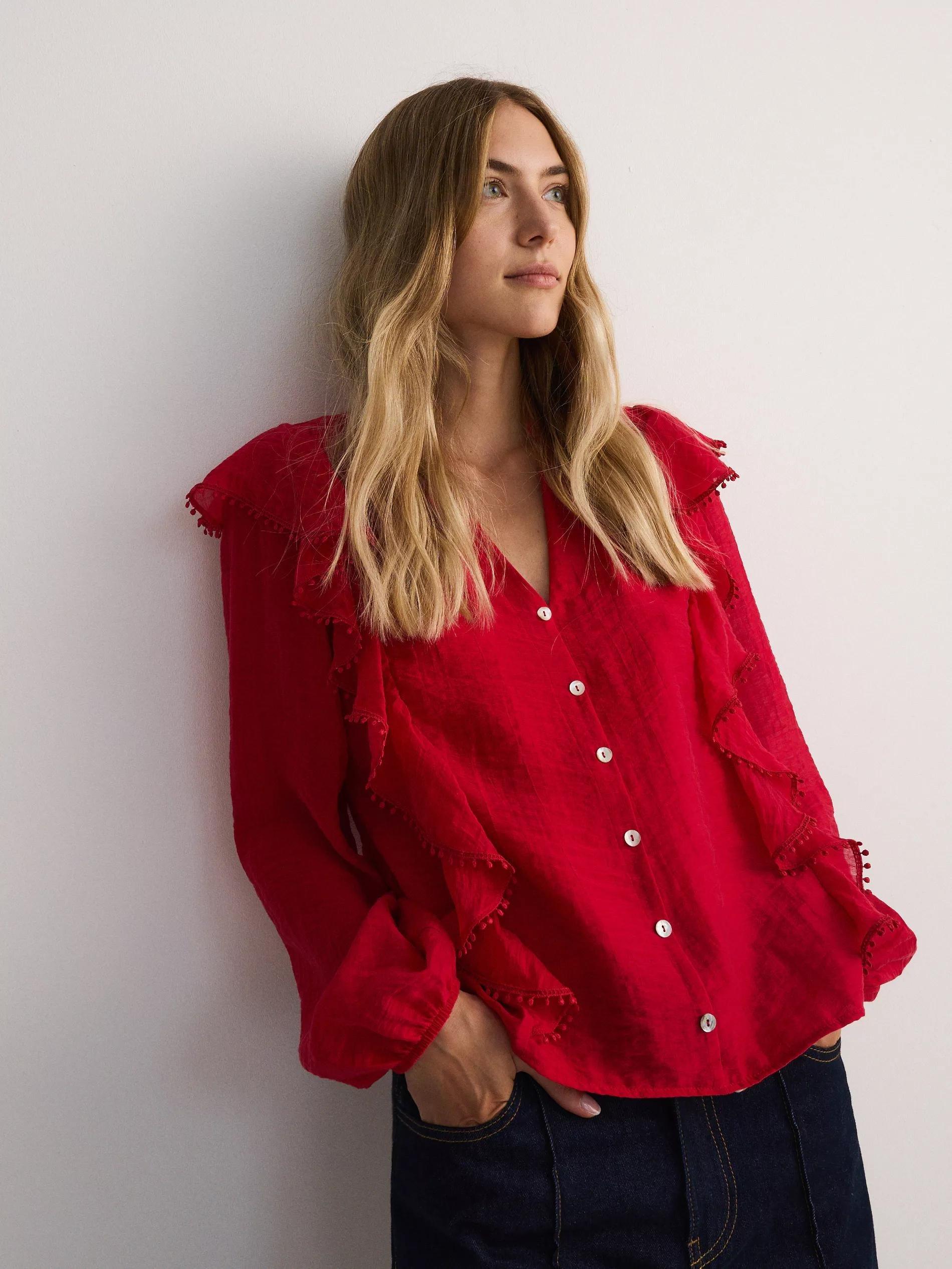 Red Blouse, , large image number 1