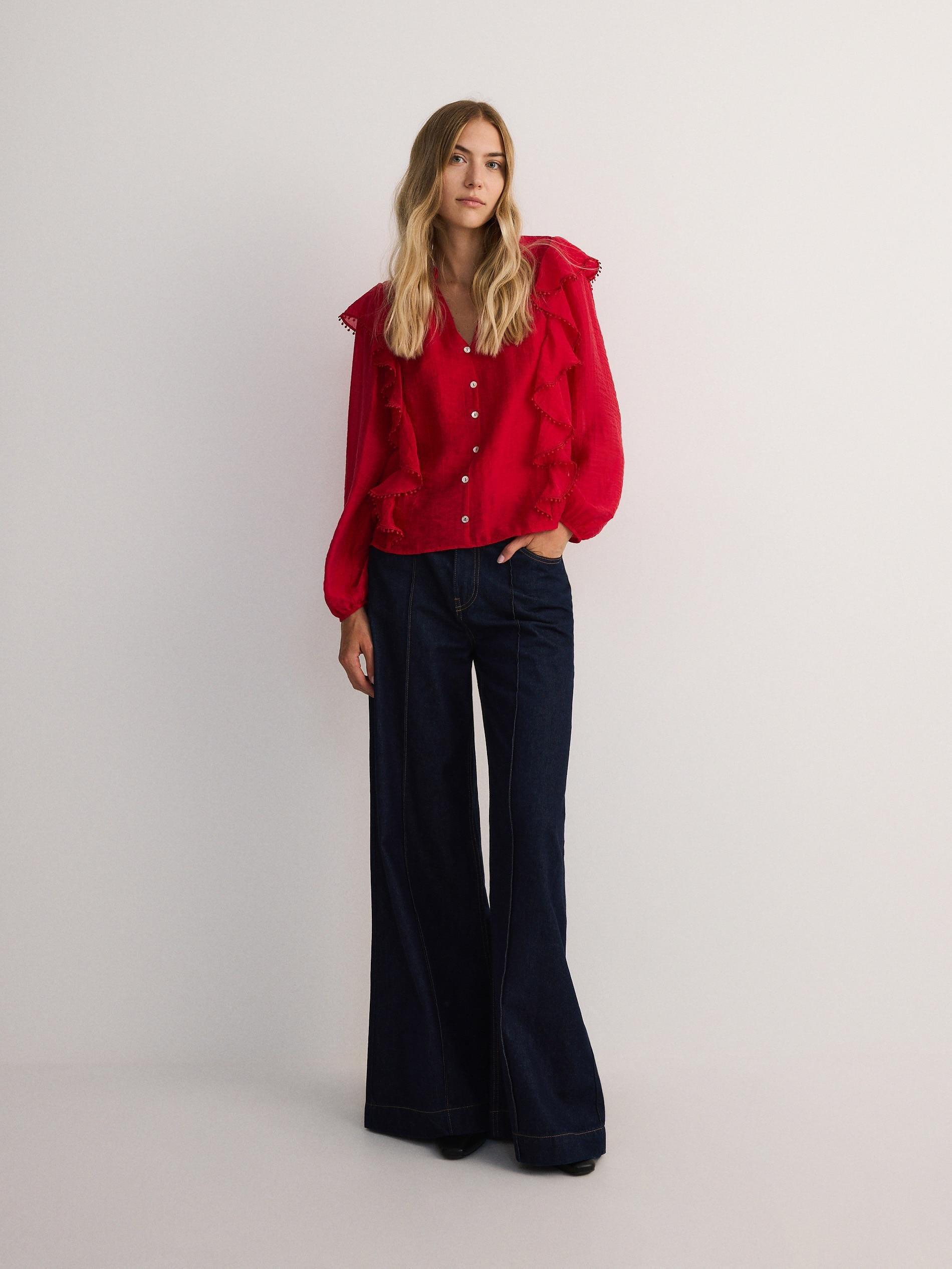Red Blouse, , large image number 3