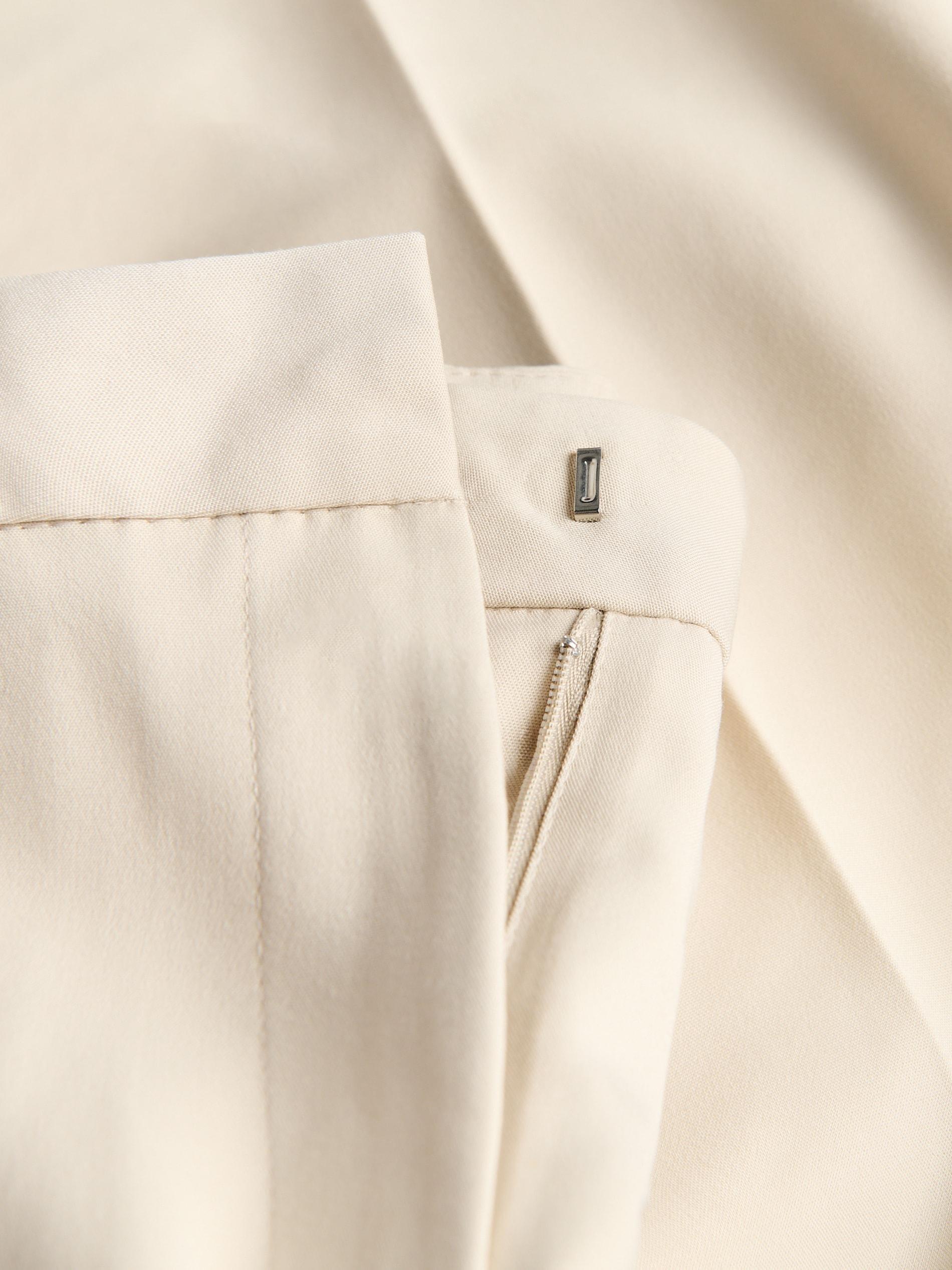 Beige Trousers With Pressed Crease, Beige, large image number 4