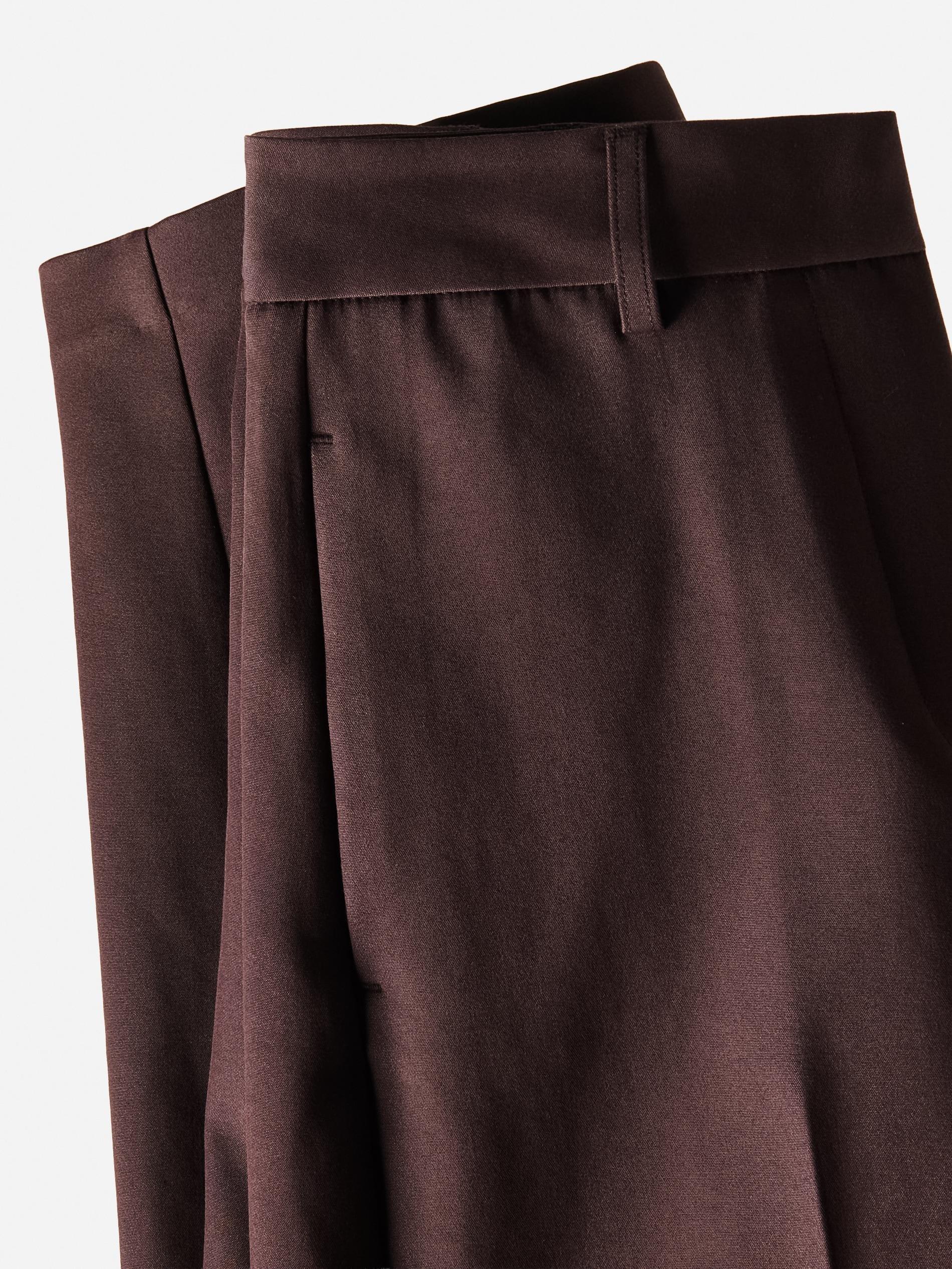 بنطال مع كسر مكوي أحمر, Burgundy, large image number 5