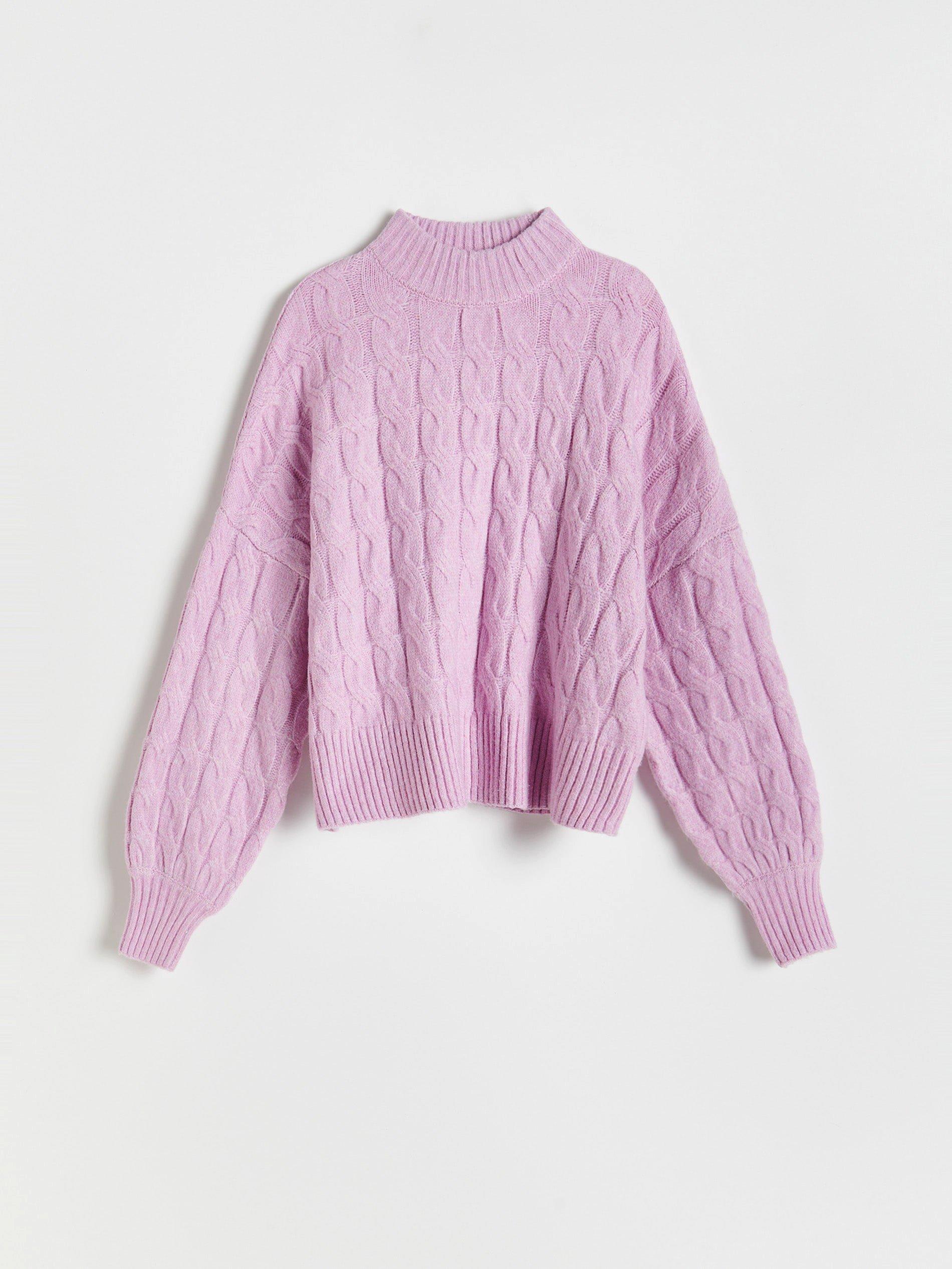 Lavender Cable-Knit Sweater, Women, , large image number 3