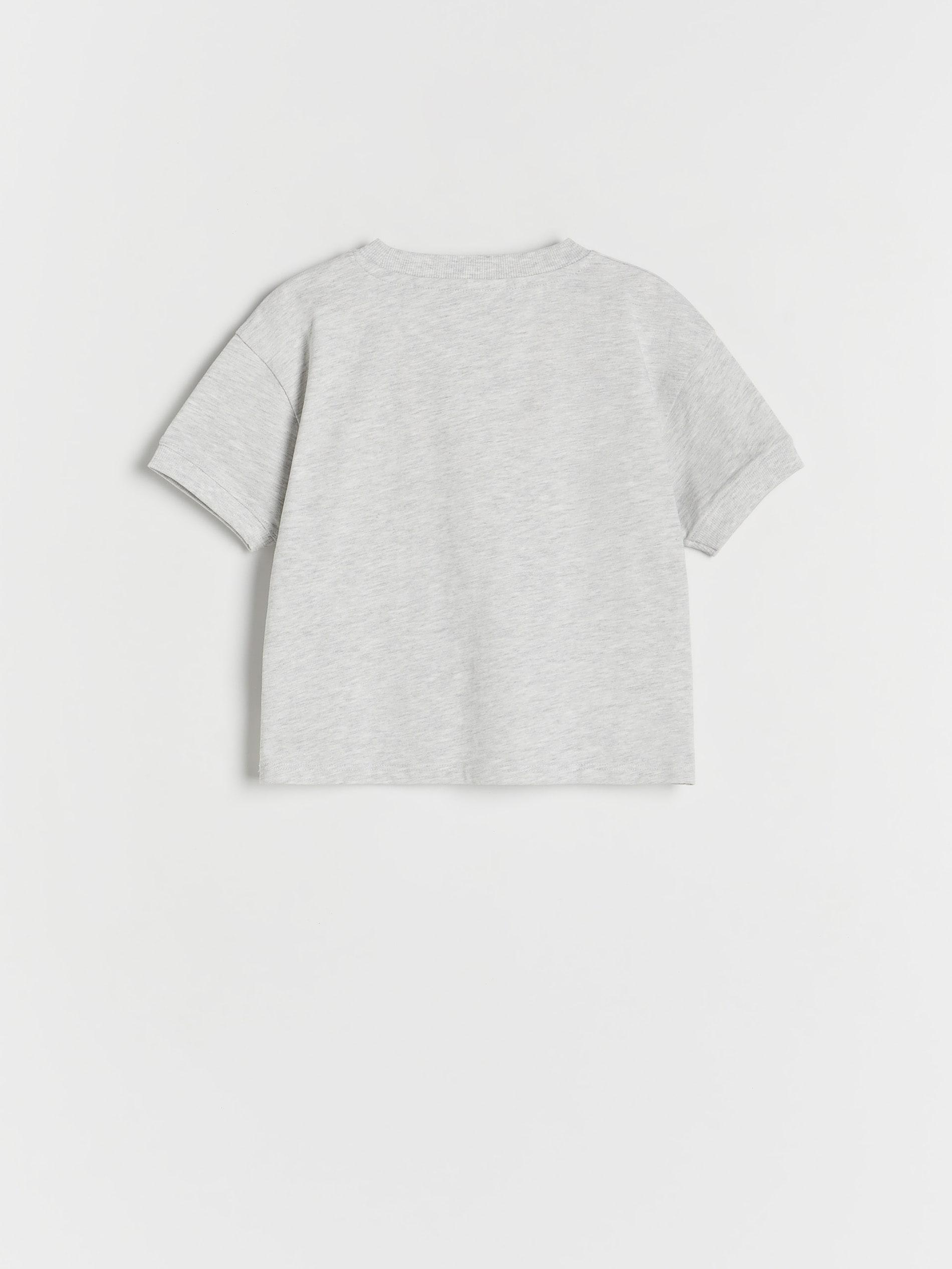 Grey Patched T-Shirt, Kids Girls, , large image number 4