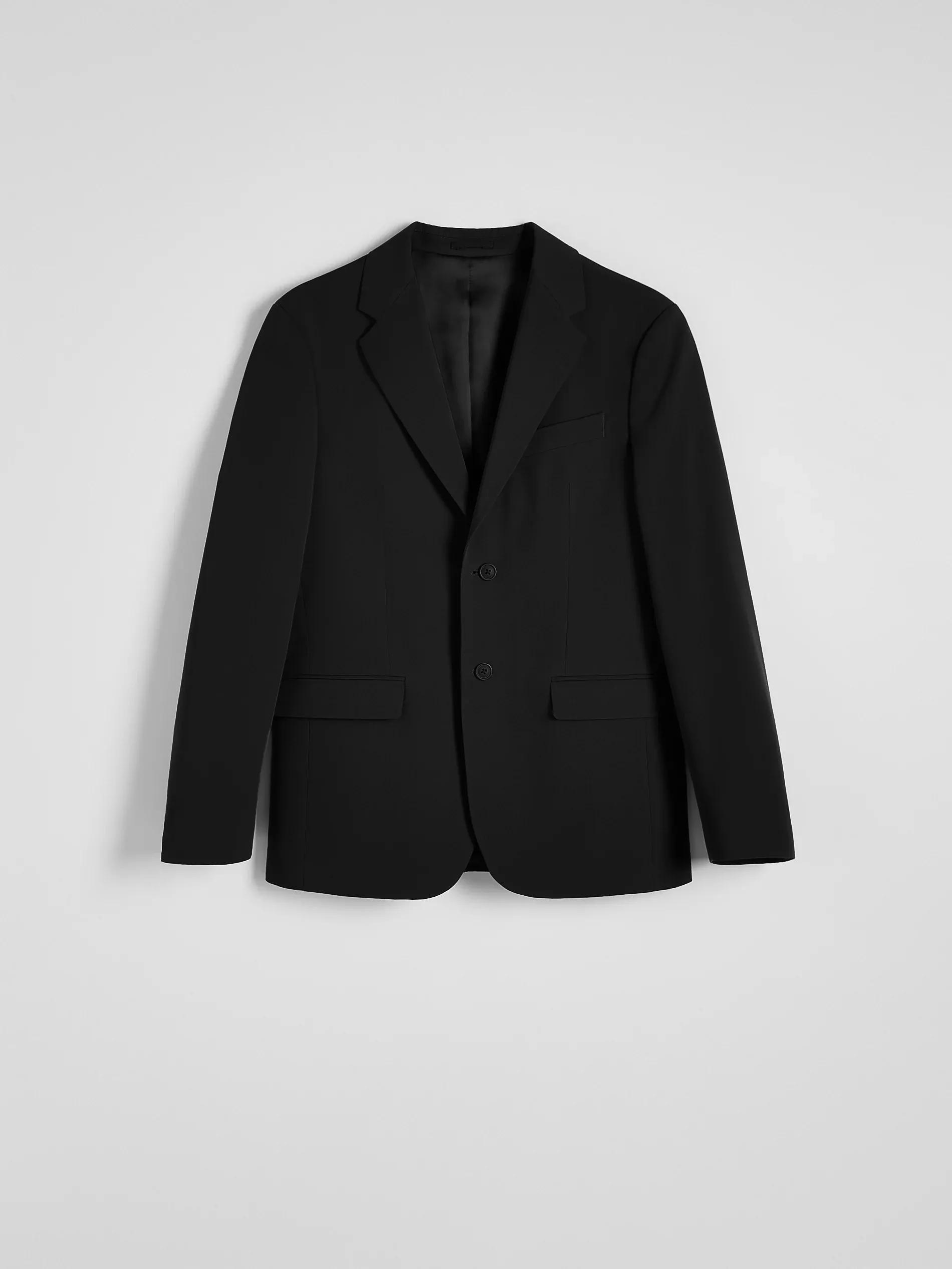 Black Super Slim Fit Jacket, , large image number 4