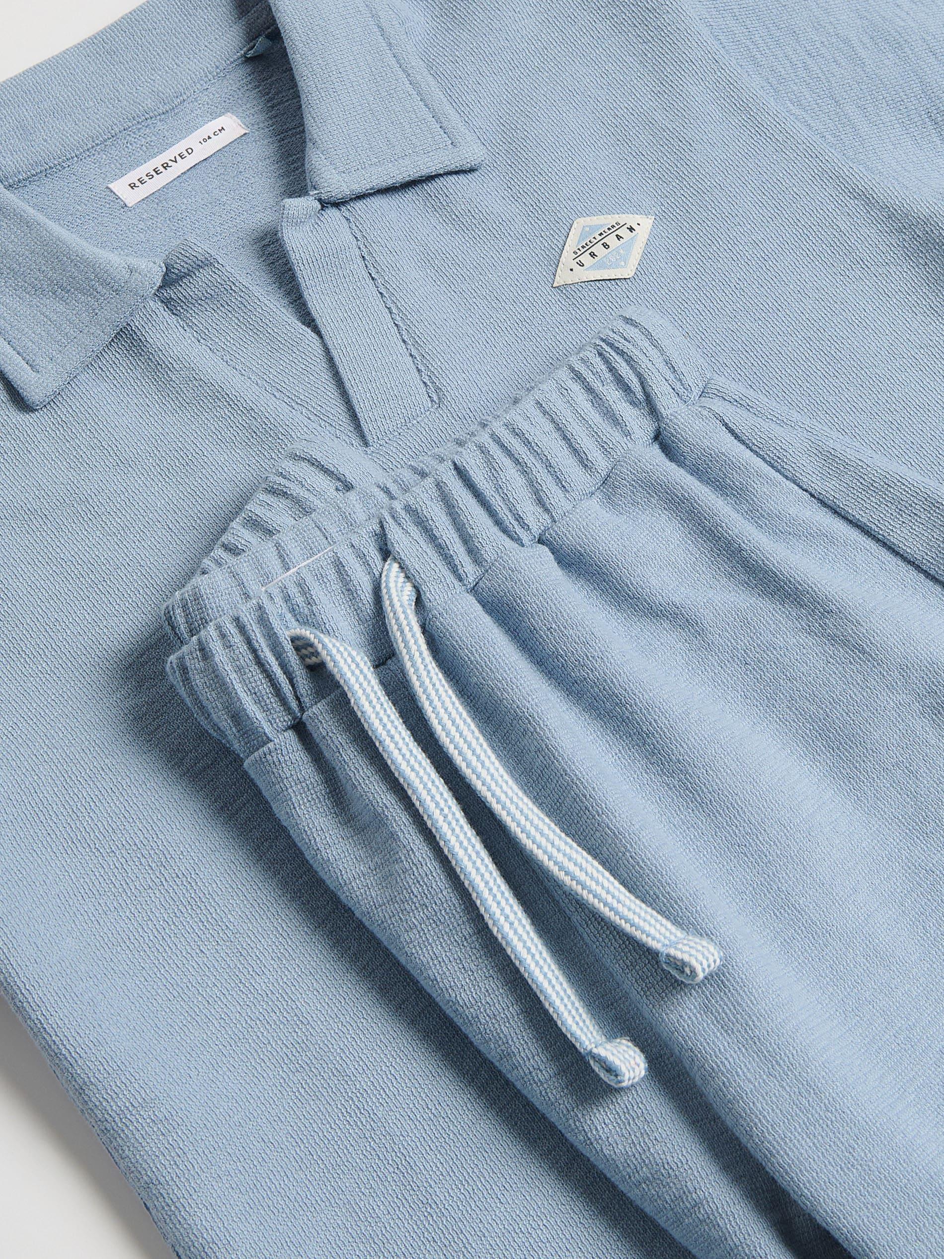 Blue Cotton Rich Set, Blue, large image number 1