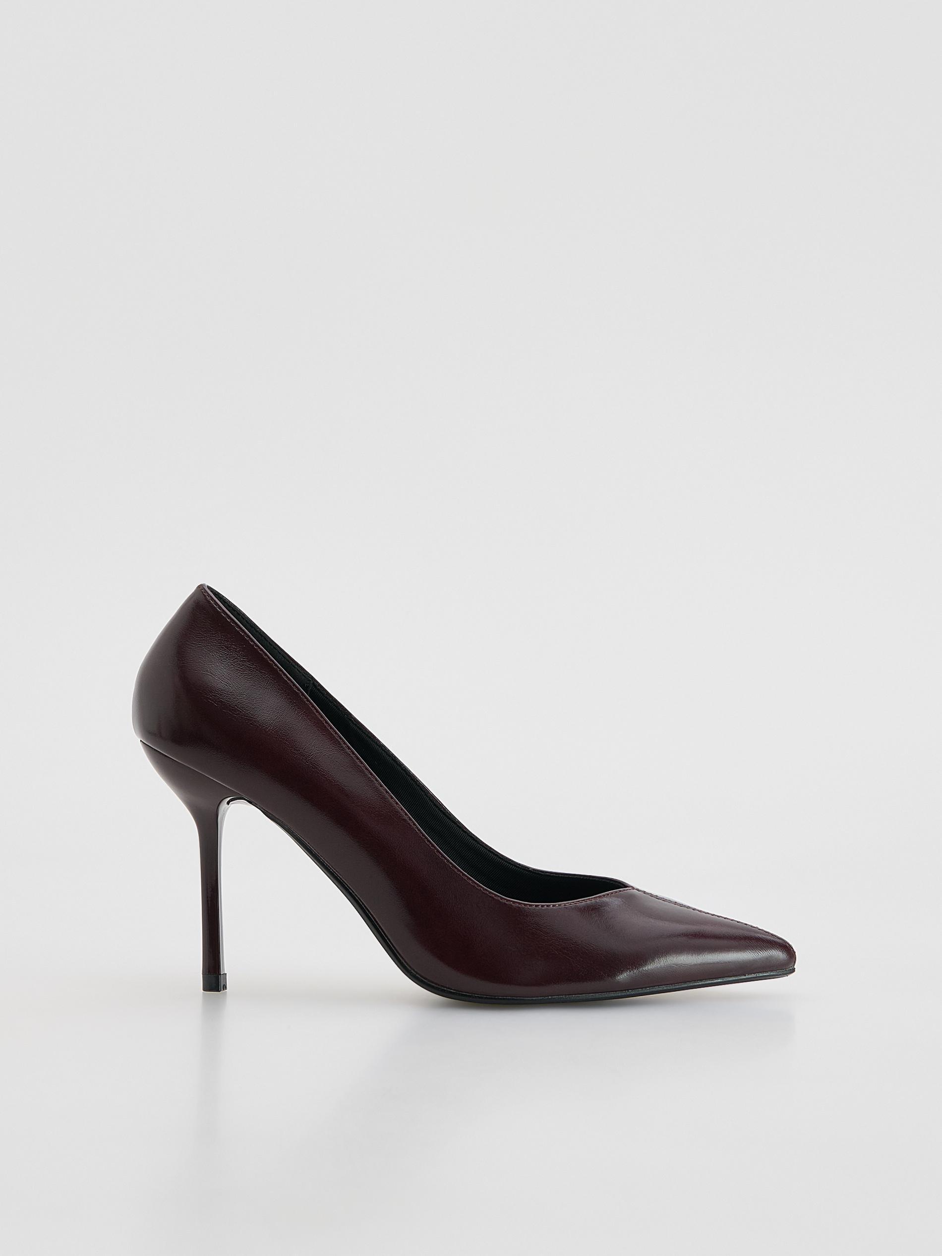 Maroon High Heel Pumps, Burgundy, large image number 0