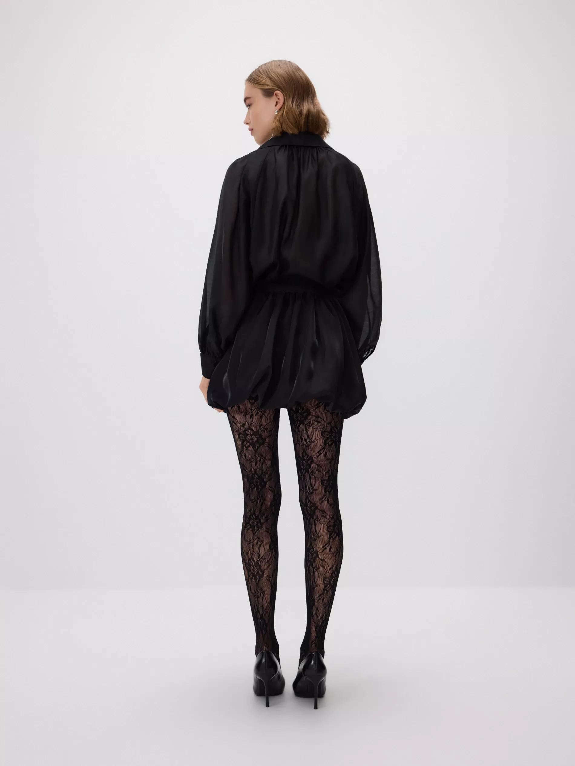 Black Bubble Skirt, Black, large image number 2