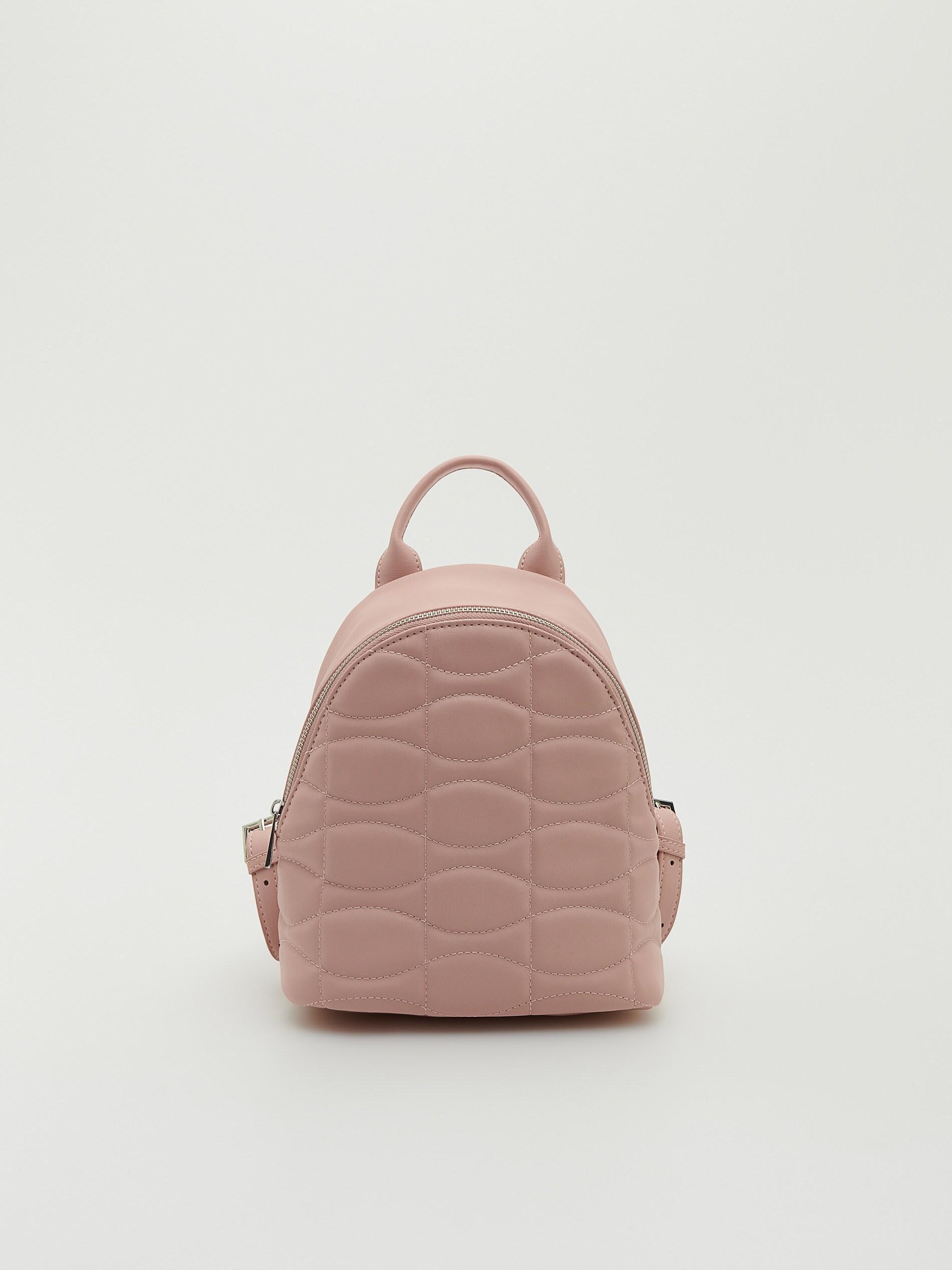 Pink Quilted Backpack, , large image number 0