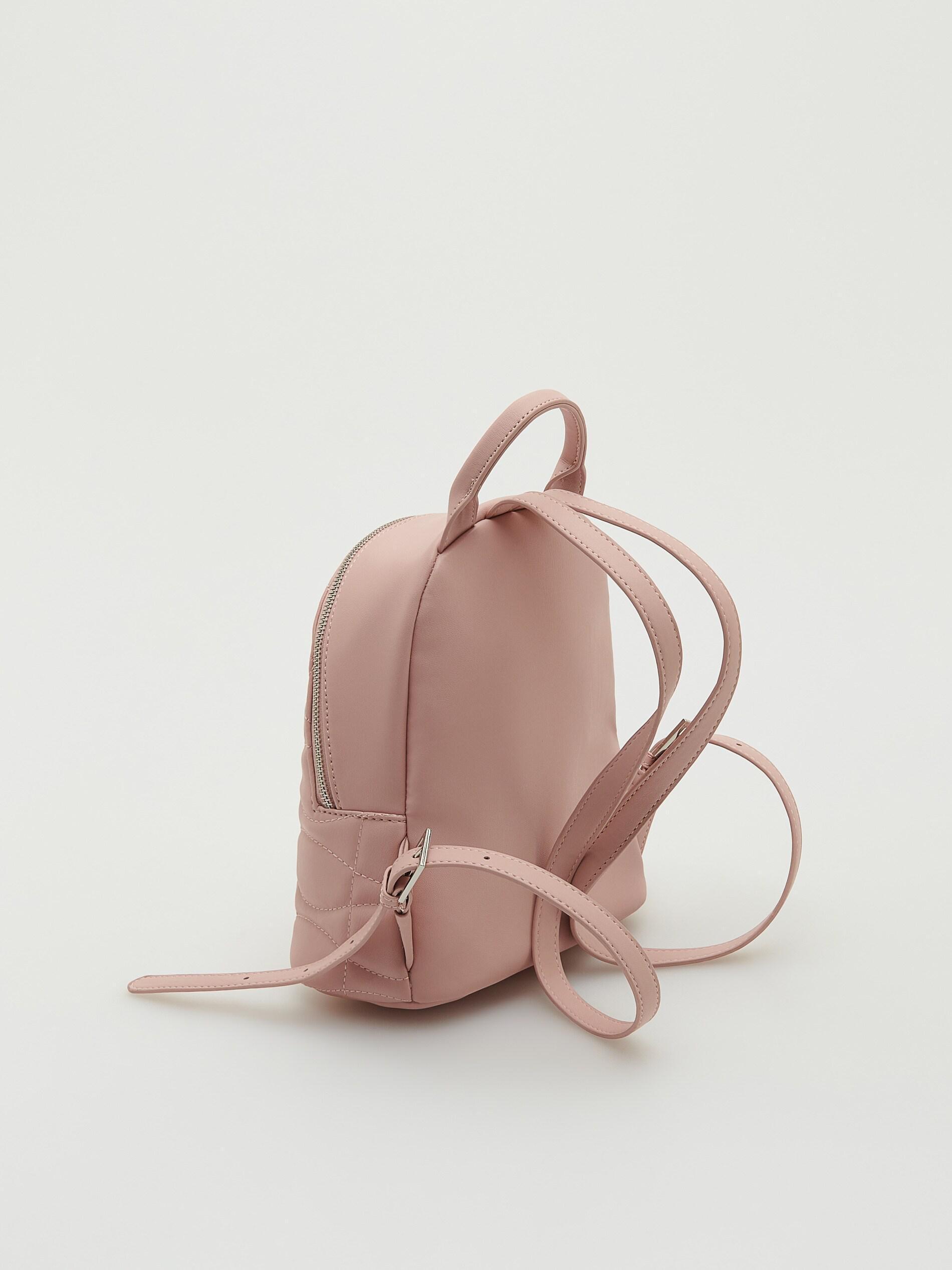 Pink Quilted Backpack, , large image number 1
