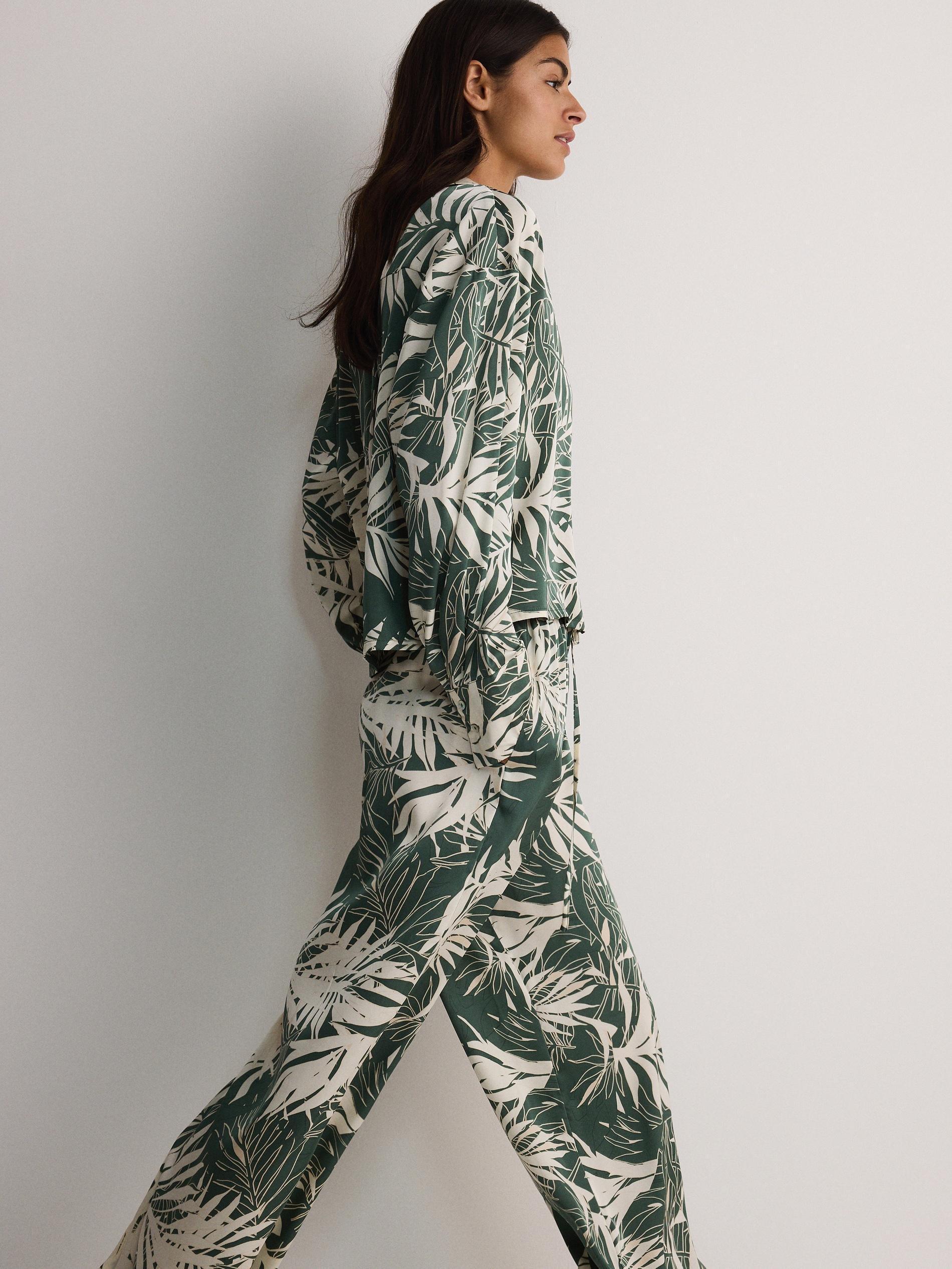 Multicolour Patterned Trousers, , large image number 2